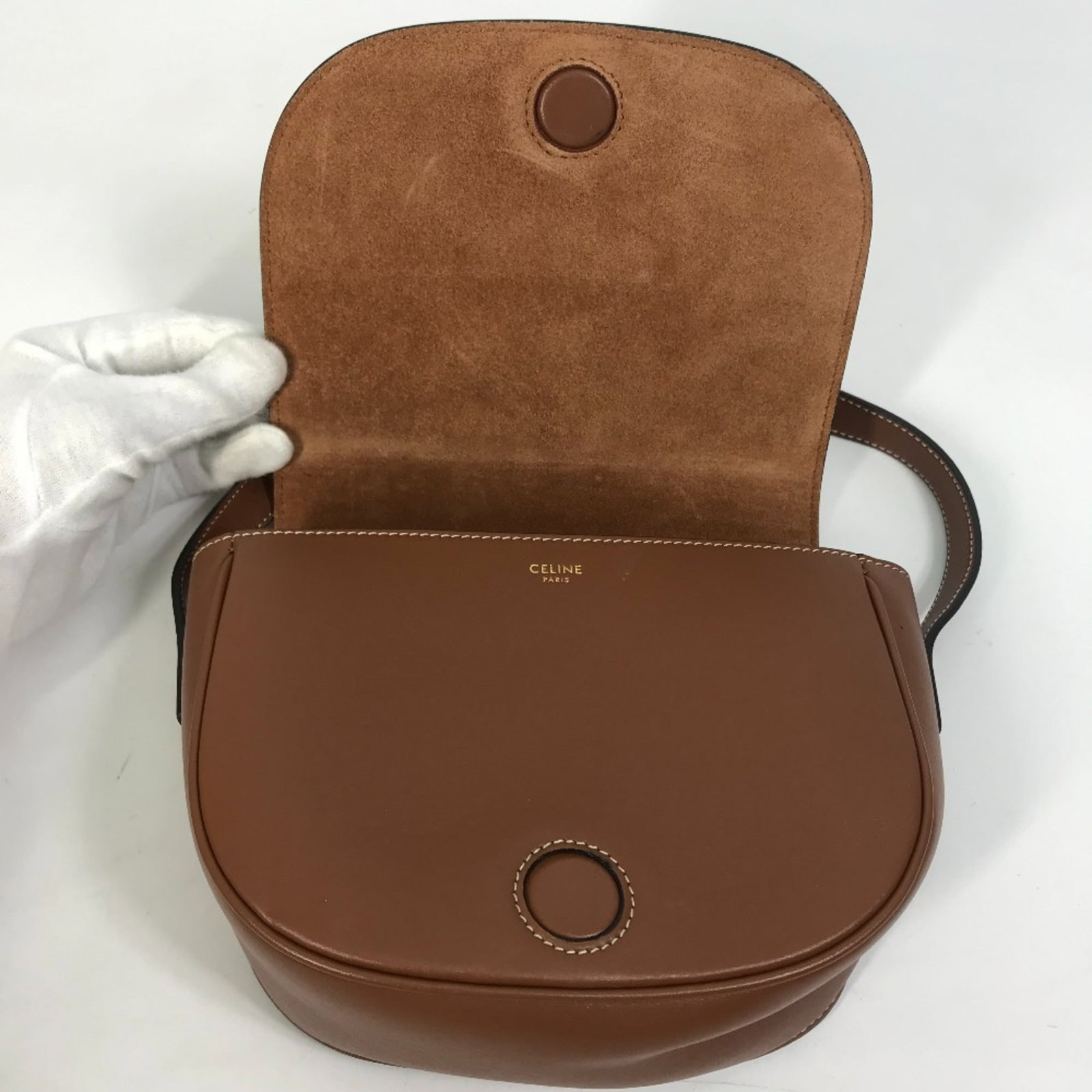 Shoulder Bag Leather Celine - 13