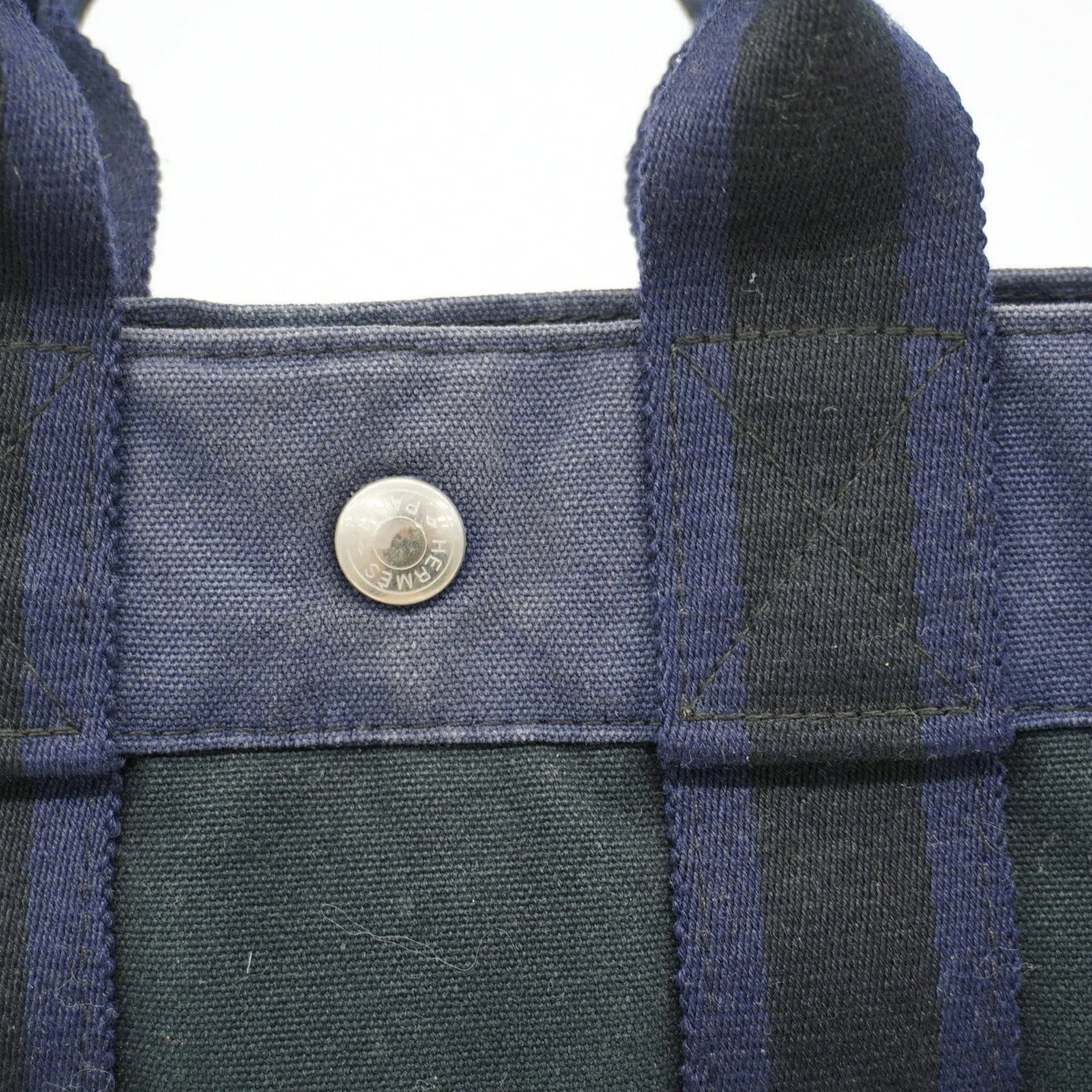 Canvas tote bag Hermes - 7