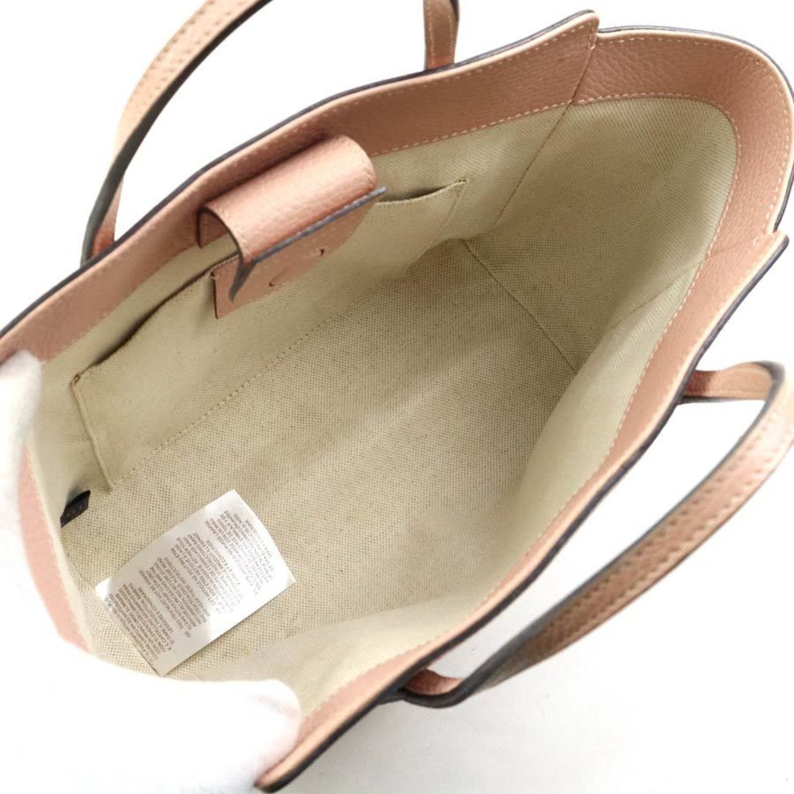 Handbag Leather Gucci - 5