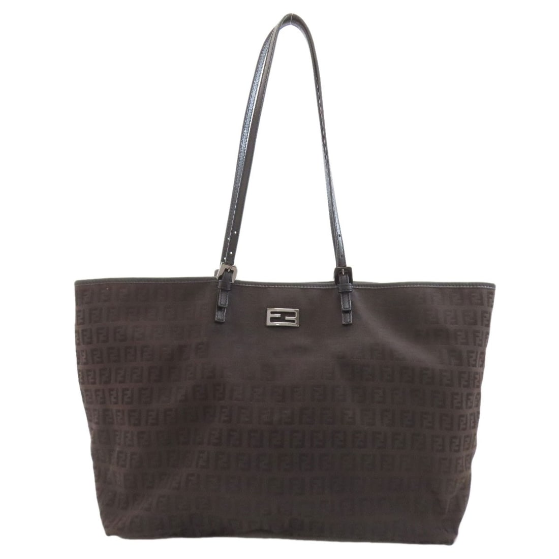 Canvas Zucchinopattern Fendi Tote Bag: Canvas Zucchinopattern Fendi Tote Bag Brown canvas Fendi tote bag with a zucchini pattern. The bag's exterior is made of canvas and features a brown color. Item Specifics: Brand: FENDI Style: Tote