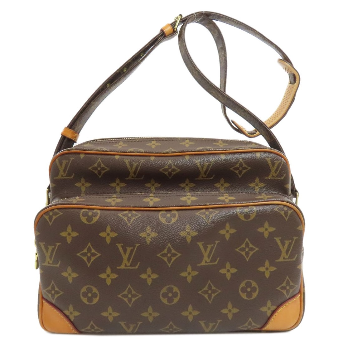 Nile Shoulder Bag Monogram Canvas Louis Vuitton: Nile Shoulder Bag Monogram Canvas Louis Vuitton Item Specifics: Brand: LOUIS VUITTON Style: Shoulder Bag Color: Brown Type: Shoulder Bag Exterior Color: Brown Exterior Material: Monogram canvas