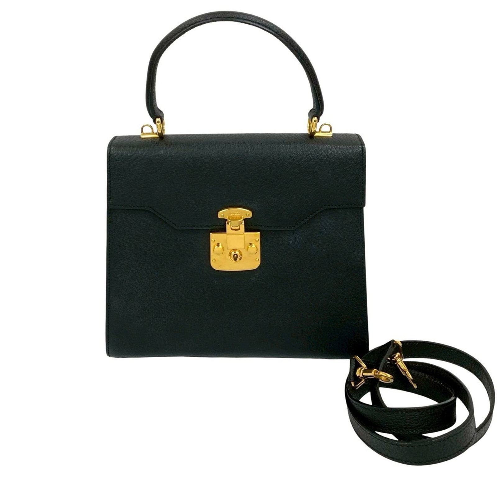 Shoulder Bag Leather Handbag Gucci: Shoulder Bag Leather Handbag Gucci Black Leather Gucci Shoulder Bag with Clochette and Accessories. This sleek shoulder bag features high-quality black leather and comes with a clochette, control card