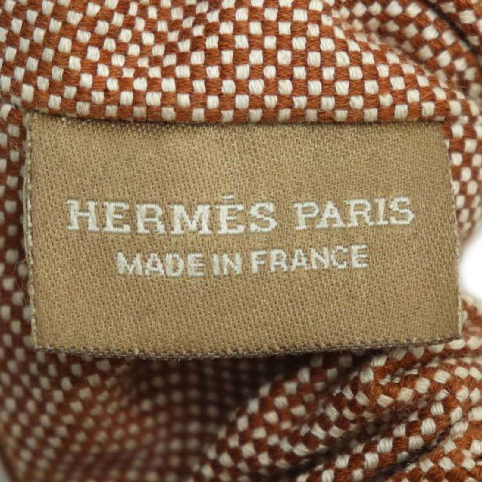 Cotton Leather Scrunchie Hermes - 5