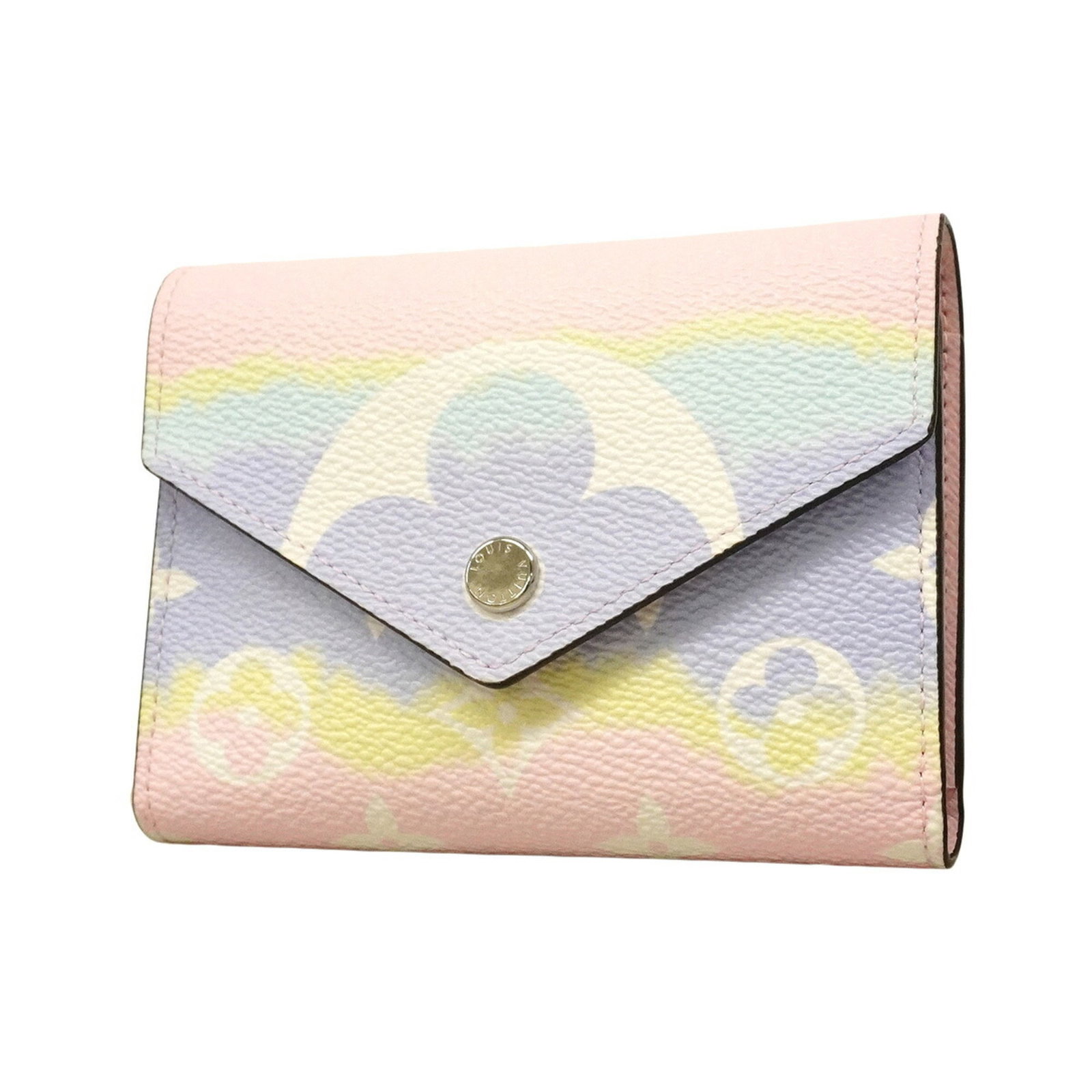 Louis Vuitton Wallet (Tri-Fold): Louis Vuitton Wallet (Tri-Fold) Tri-fold wallet from Louis Vuitton, featuring a multi-color design and signature. This stylish accessory measures 9.5cm x 12cm x 2cm and is made with a classic