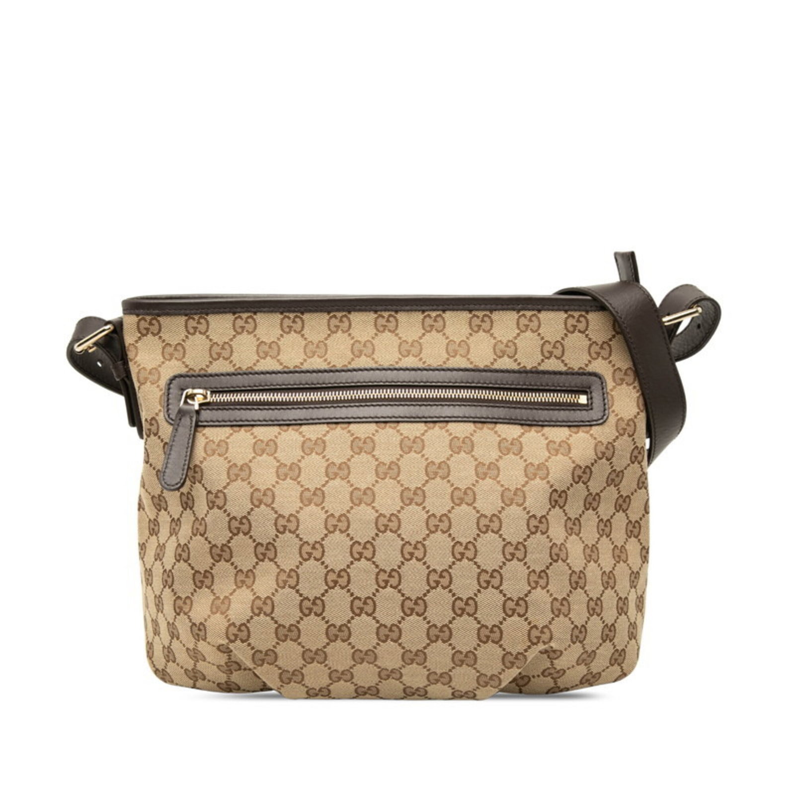 Canvas Leather Bag Shoulder Gucci: Canvas Leather Bag Shoulder Gucci Canvas Leather Bag Shoulder Gucci is a stylish and versatile shoulder bag made from canvas and leather. The beige and brown color combination adds a touch of