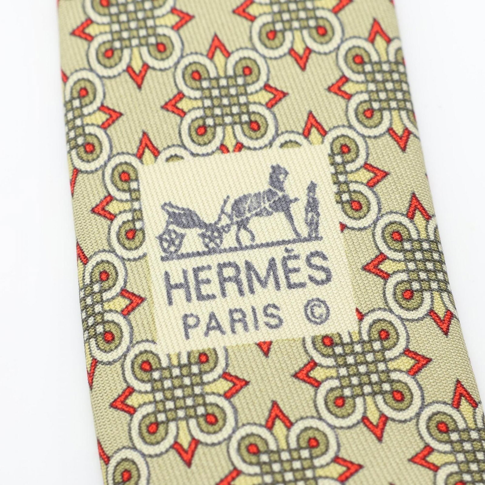 Silk Cravat Hermes - 4