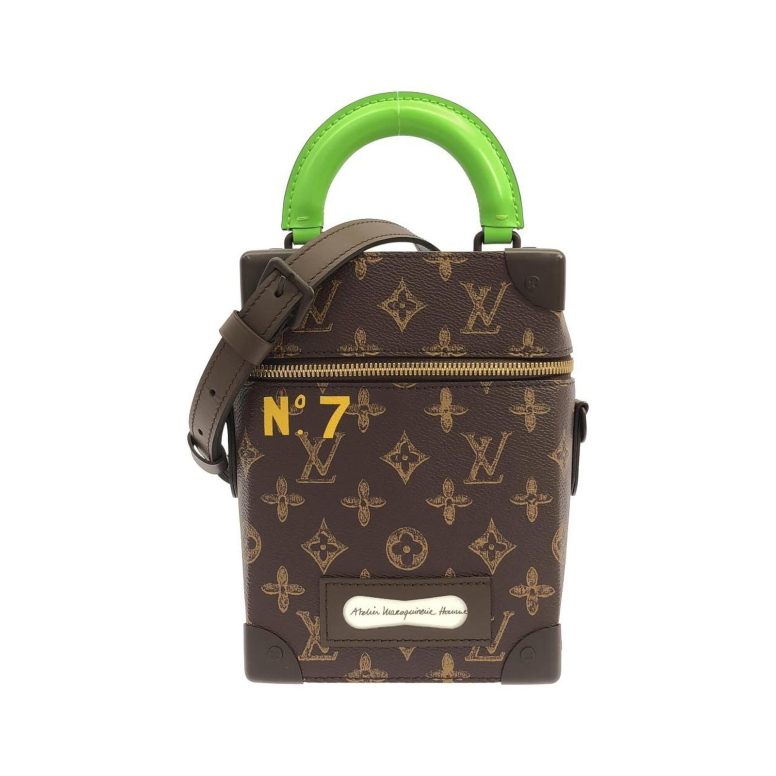 Louis Vuitton Handbag Coated Canvas: Louis Vuitton Handbag Coated Canvas Coated canvas construction provides a durable and stylish exterior for this Louis Vuitton Monogram handbag, featuring a classic gold-tone hardware accent. With its