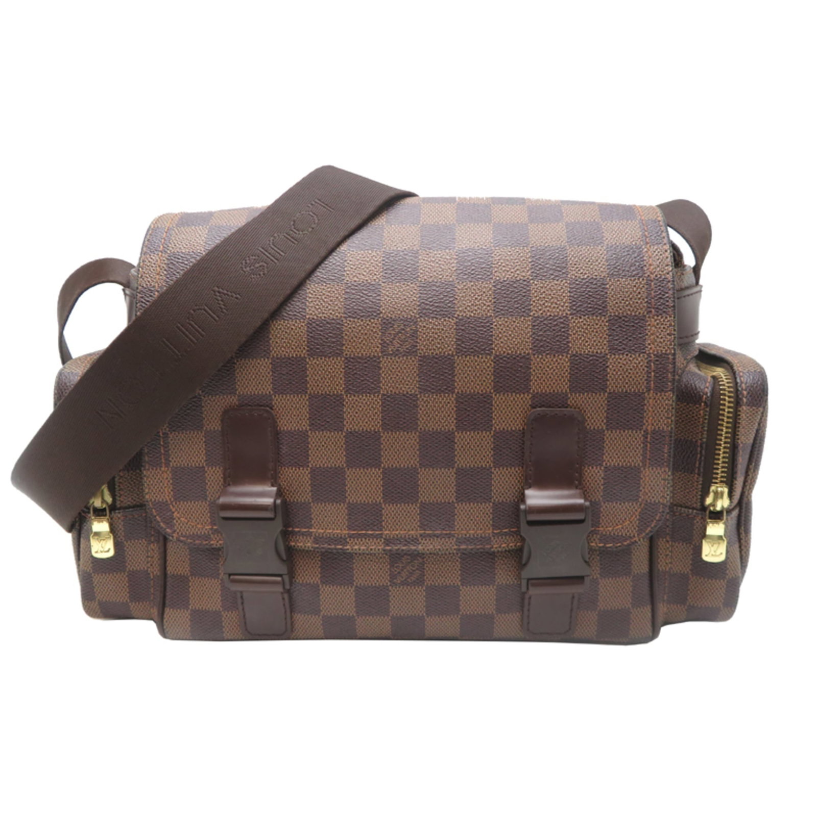Shoulder Bag Damier Canvas By Louis Vuitton: Shoulder Bag Damier Canvas By Louis Vuitton Damier Canvas by Louis Vuitton, a timeless classic in brown Damier print, crafted from high-quality canvas. Measuring 20cm x 33cm x 12cm, this shoulder bag 