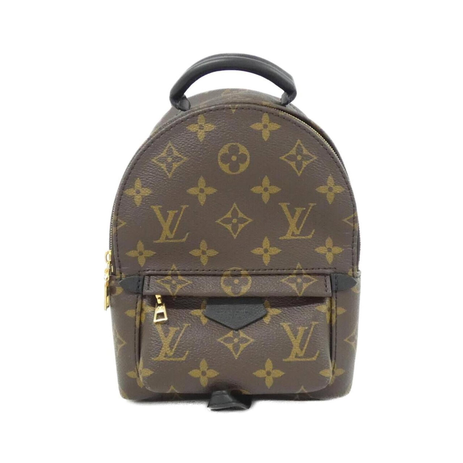 Backpack Coated Canvas Louis Vuitton: Backpack Coated Canvas Louis Vuitton Coated canvas backpack with iconic Monogram pattern, featuring gold hardware and a sturdy design. The marron color adds a touch of sophistication, while the 117cm