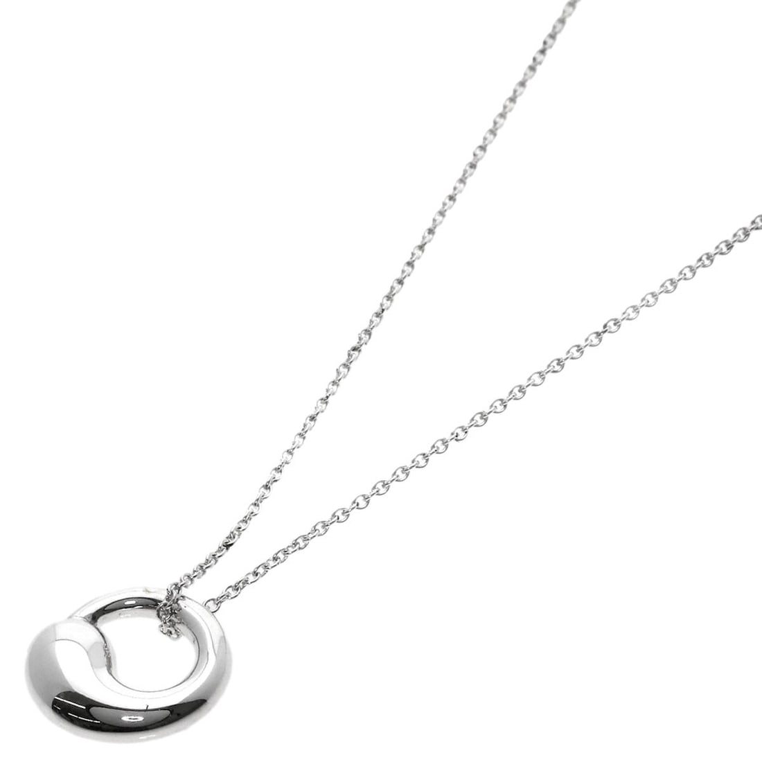 Tiffany Co Eternal Circle Silver Necklace (1 of 6)