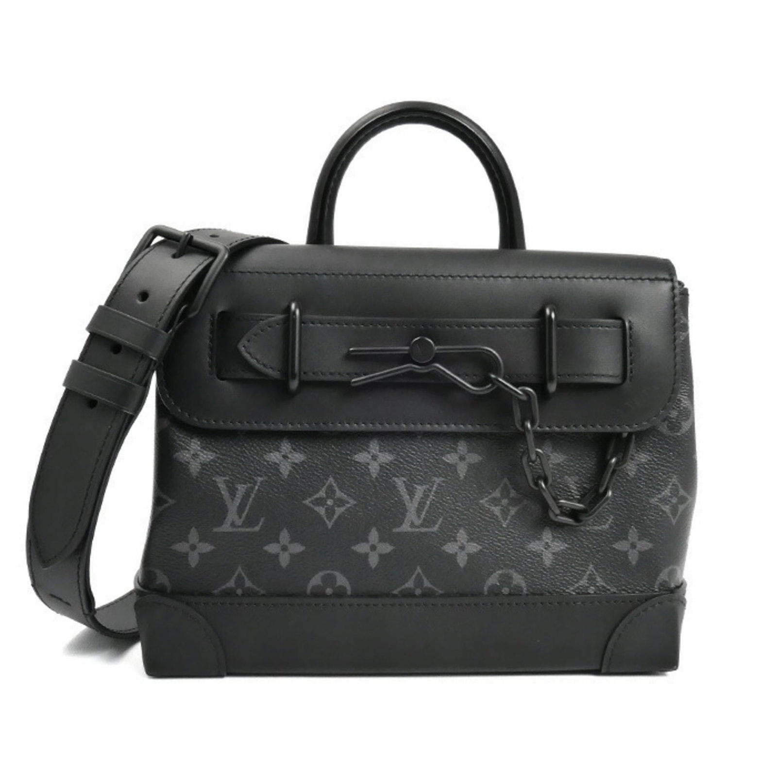 Monogram Eclipse Vuitton Bag Shoulder Louis: Monogram Eclipse Vuitton Bag Shoulder Louis Monogram Eclipse Vuitton Bag Shoulder Louis is a sleek and sophisticated shoulder bag made from high-quality Monogram Eclipse material. This stylish bag fea