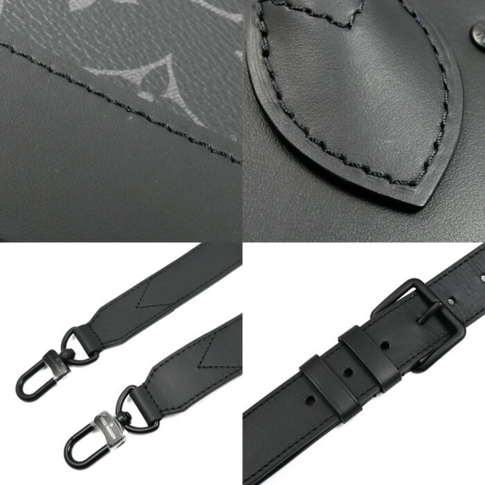 Monogram Eclipse Vuitton Bag Shoulder Louis - 6