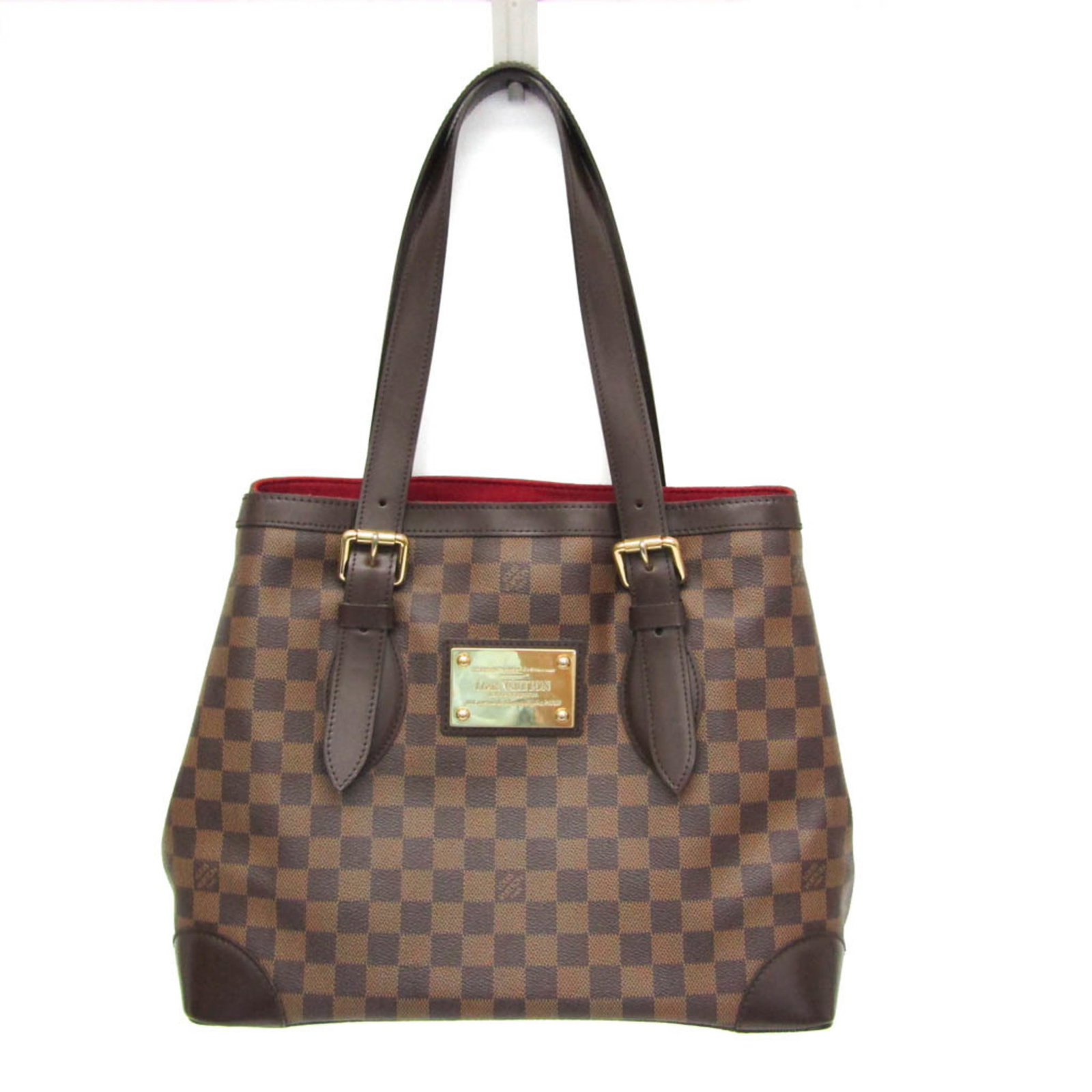 Shoulder Bag Damier Canvas By Louis Vuitton: Shoulder Bag Damier Canvas By Louis Vuitton Damier Canvas by Louis Vuitton Hampstead MM shoulder bag features a classic design with a Damier pattern, Ebene color, and a variety of practical details
