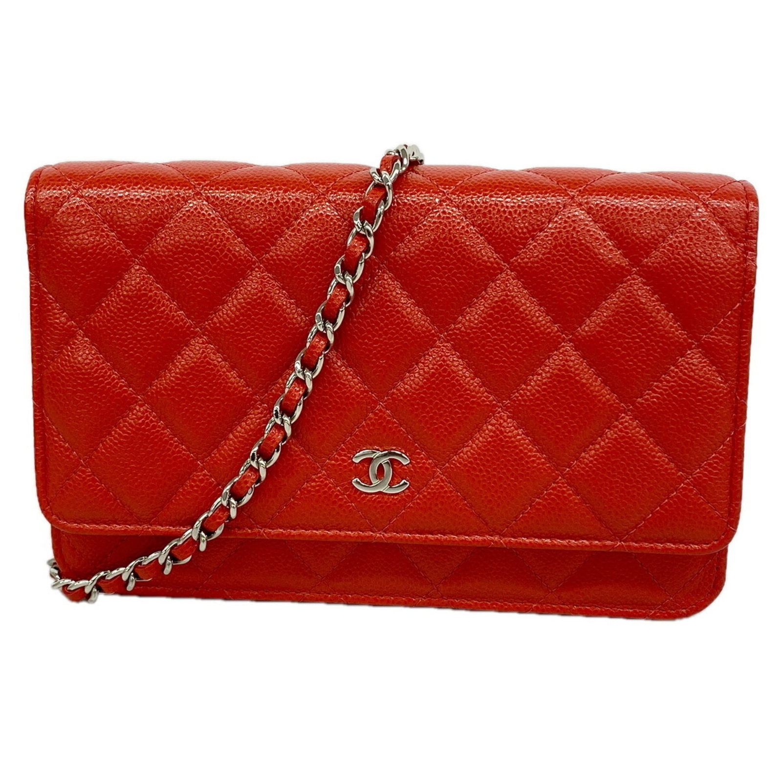 Chanel Chain/ Shoulder Wallet Grained Calfskin (1 of 8)