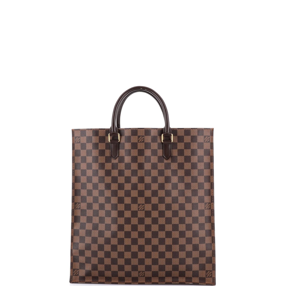 Plat Damier Louis Vuitton Sac Bag: Plat Damier Louis Vuitton Sac Bag Brown Louis Vuitton Sac Plat Damier PM Bag for sale. This canvas coated tote features a classic Damier PM pattern, gold hardware, and a spacious interior with