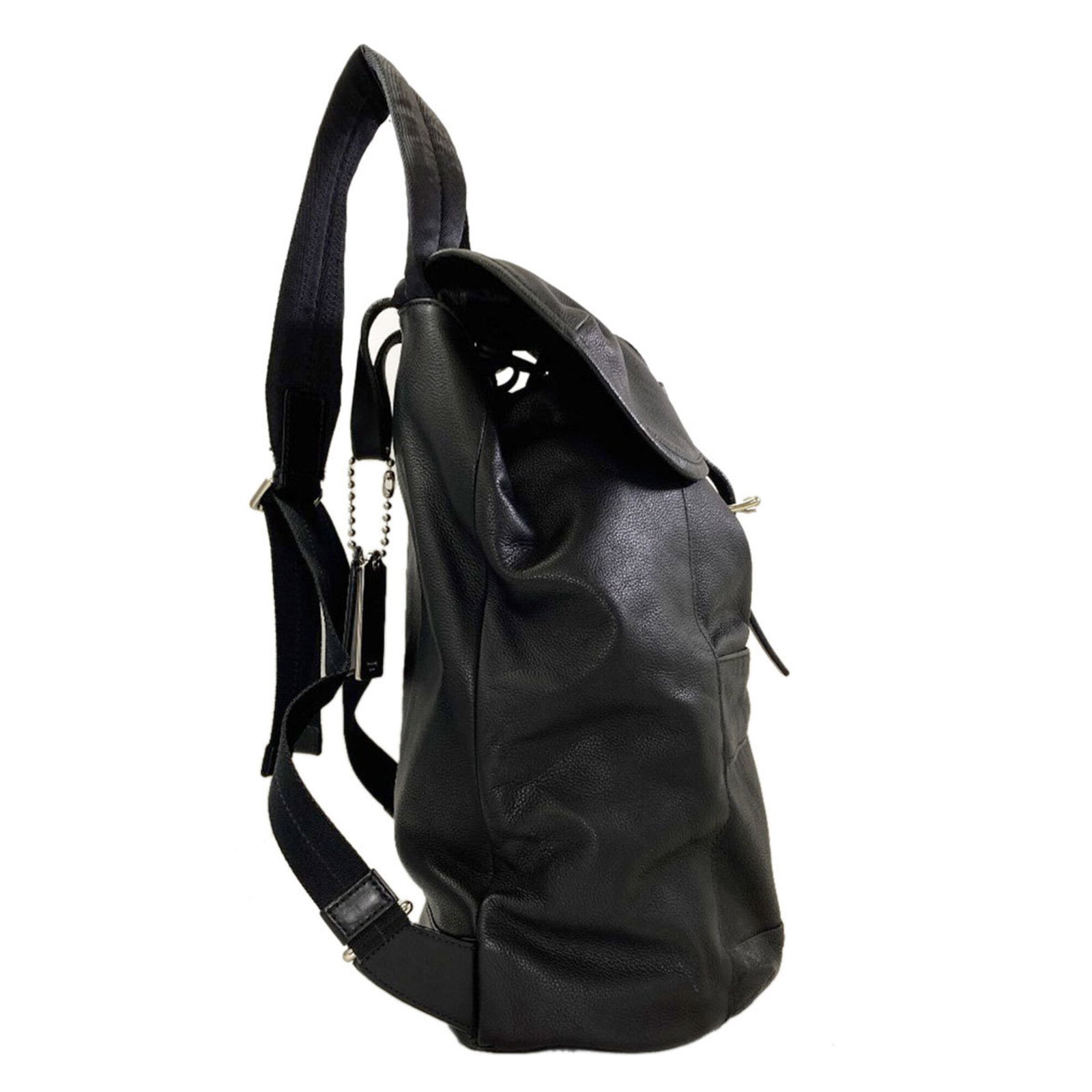 Leather Backpack Coach - 3