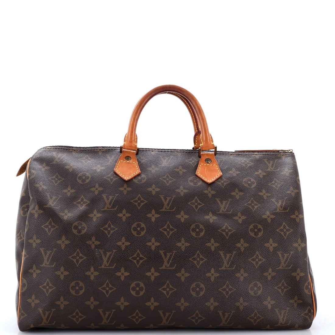 Monogram Canvas 40 Speedy Handbag Louis Vuitton: Monogram Canvas 40 Speedy Handbag Louis Vuitton The Louis Vuitton Monogram Canvas 40 Speedy Handbag is a timeless classic with a rich history. This iconic bag boasts a sturdy canvas exterior with