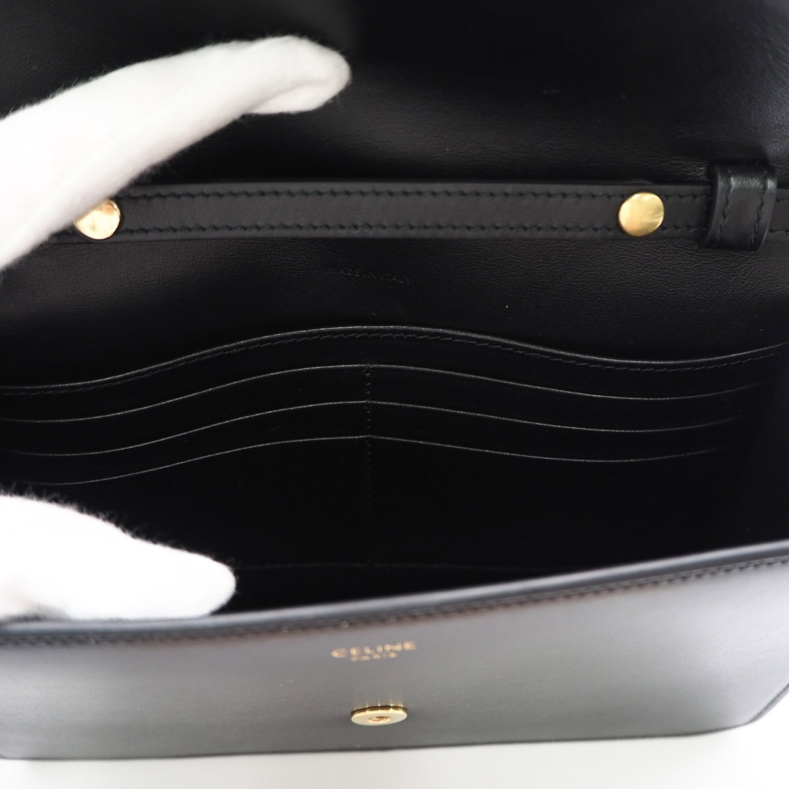 Shoulder Bag Leather Celine - 13