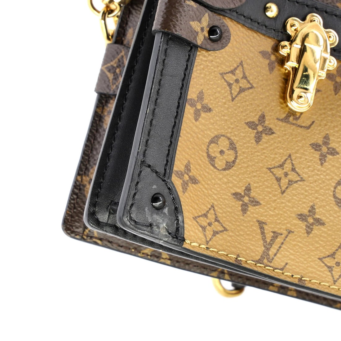 Monogram Reverse Canvas Clutch Trunk Louis Vuitton - 7