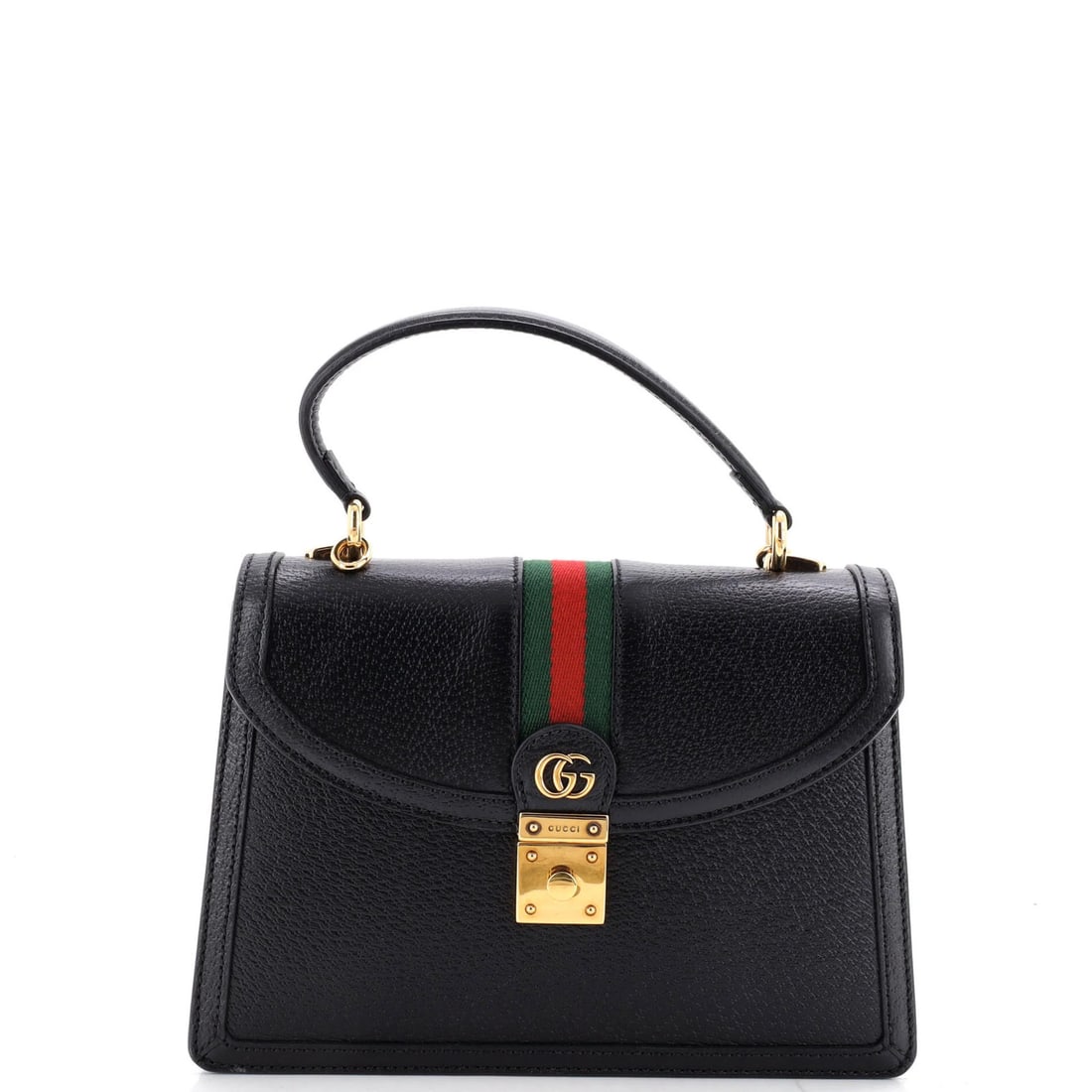Small Leather Bag Handle Flap Top Gucci: Small Leather Bag Handle Flap Top Gucci Small Leather Bag Handle Flap Top Gucci in Black, featuring a classic top handle design with a flap top and gold hardware, this small leather bag is a stylish