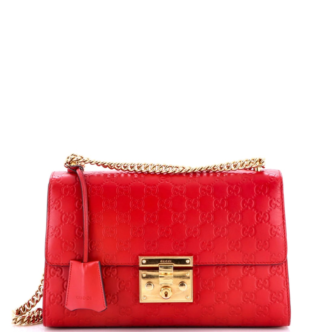 Gucci Padlock Shoulder Bag Guccissima Leather Medium: Gucci Padlock Shoulder Bag Guccissima Leather Medium The Gucci Padlock Shoulder Bag Guccissima Leather Medium is a striking red shoulder bag with a distinctive padlock design. Featuring a medium size