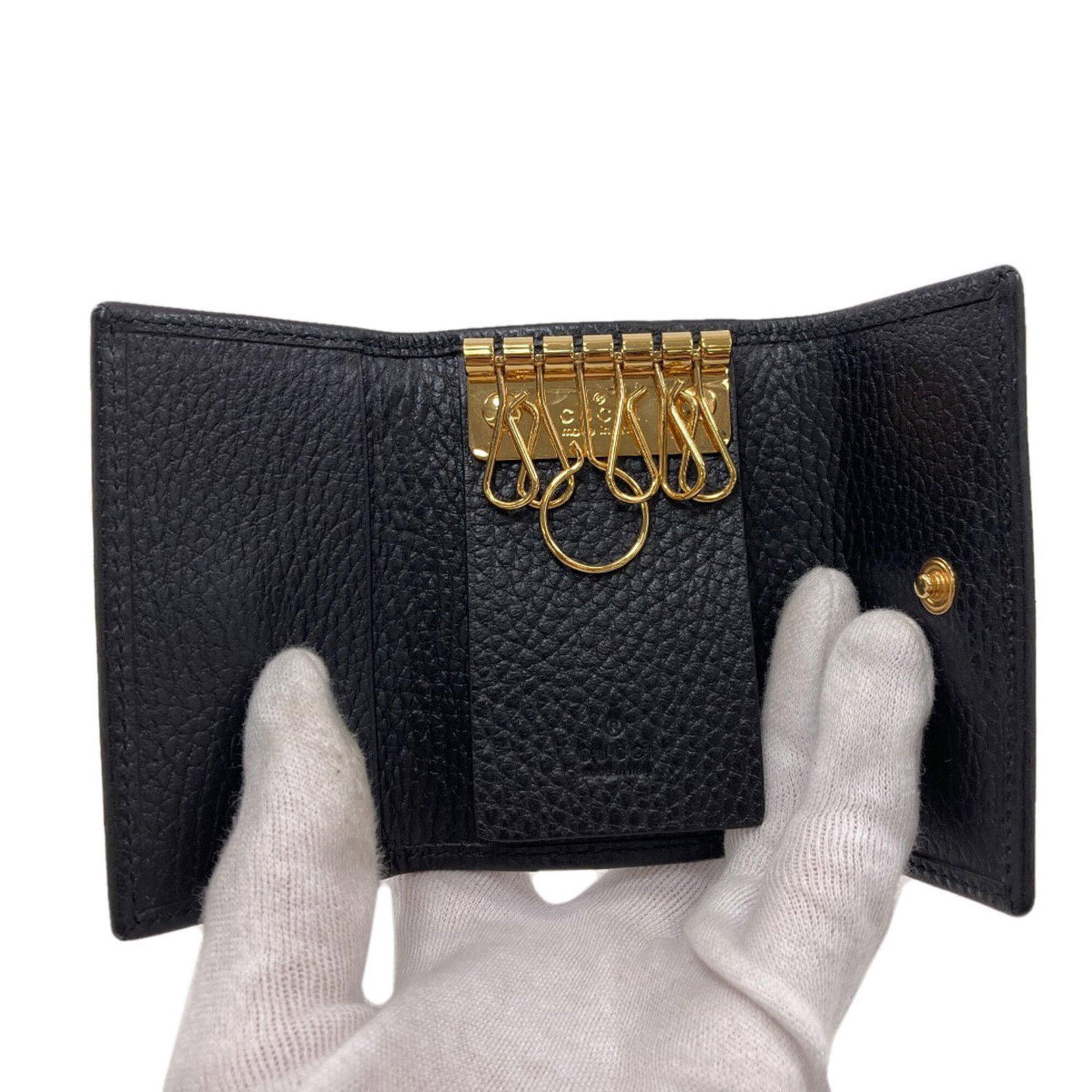 Keycase Leather Gucci - 4