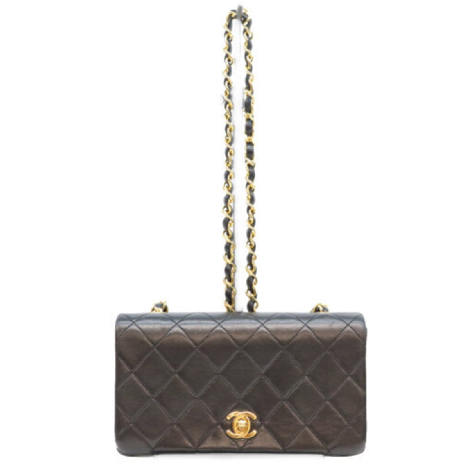 Shoulder Bag Leather Chanel: Shoulder Bag Leather Chanel This luxurious black leather shoulder bag features a sleek design and gold hardware, showcasing the timeless elegance of Chanel's lambskin craftsmanship. With its compact s