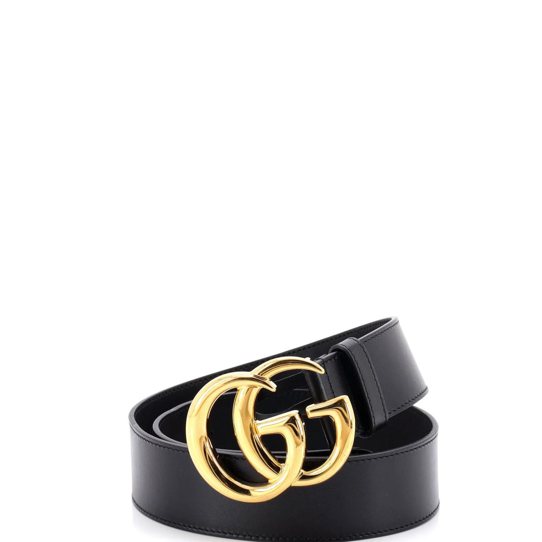 Gucci GG Marmont Leather Belt Wide: Gucci GG Marmont Leather Belt Wide Black leather belt with a wide width, featuring the iconic Gucci GG Marmont design. Made from high-quality leather, this belt boasts a classic style with a silver