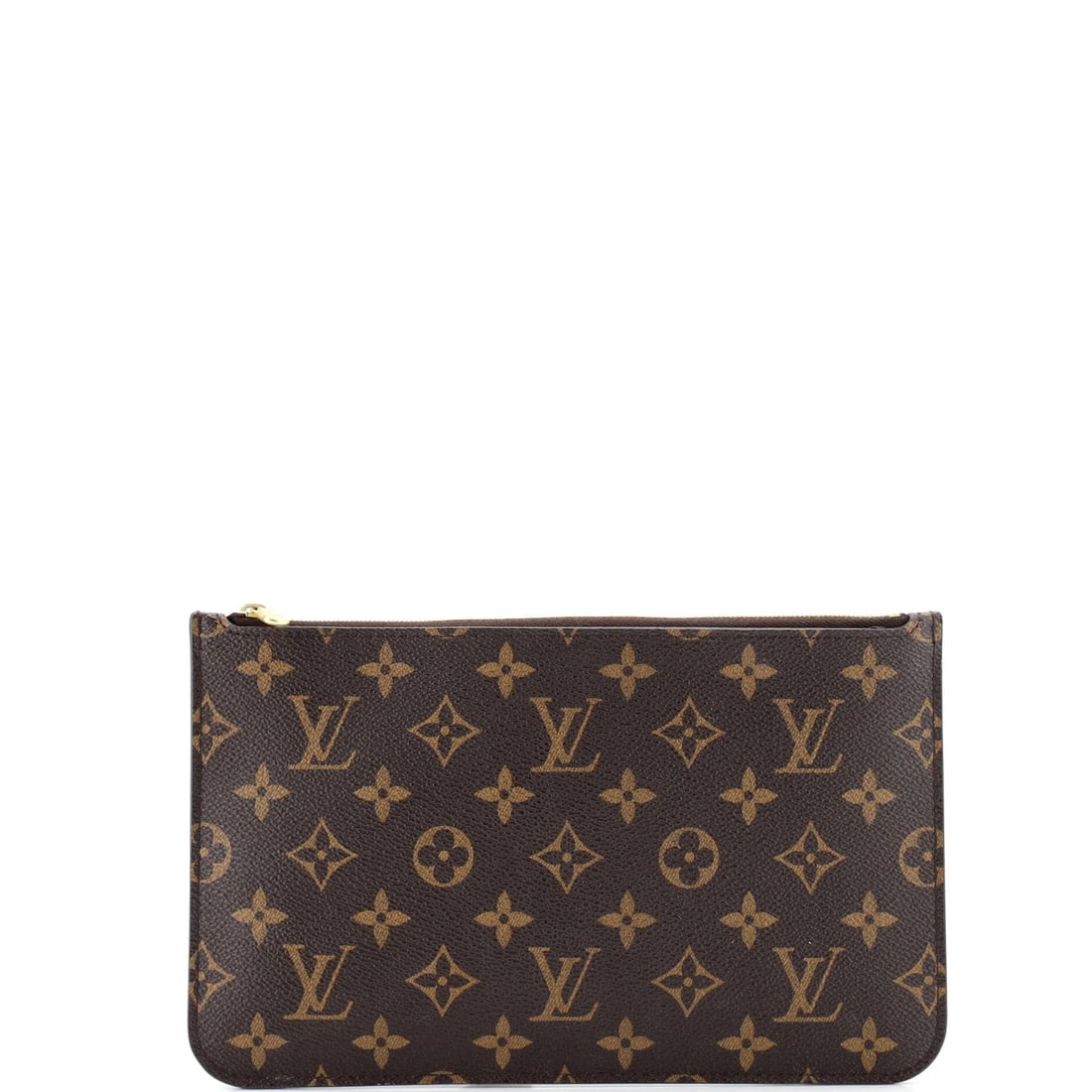 Canvas Large Neverfull Pochette Monogram Louis Vuitton: Canvas Large Neverfull Pochette Monogram Louis Vuitton Canvas Large Neverfull Pochette Monogram Louis Vuitton. This Louis Vuitton Neverfull Pochette Monogram Canvas Large features a classic brown