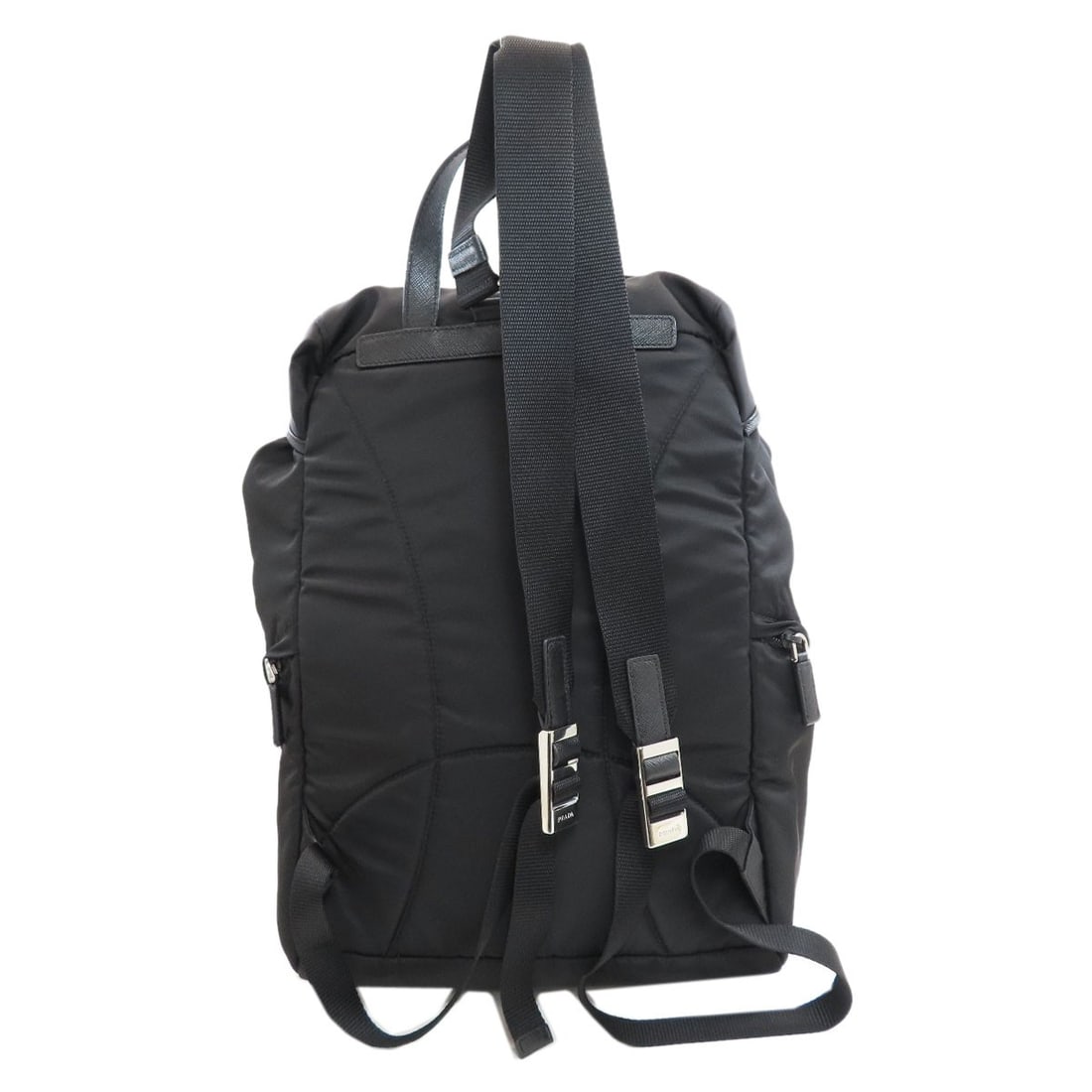 Backpack Nylon Prada Hardware Daypack Logo - 2