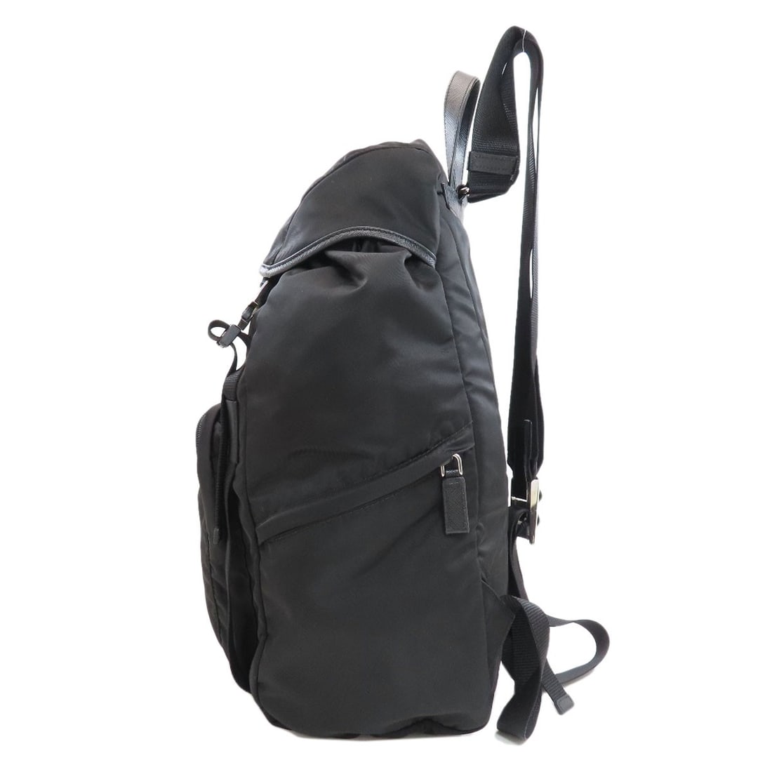 Backpack Nylon Prada Hardware Daypack Logo - 3