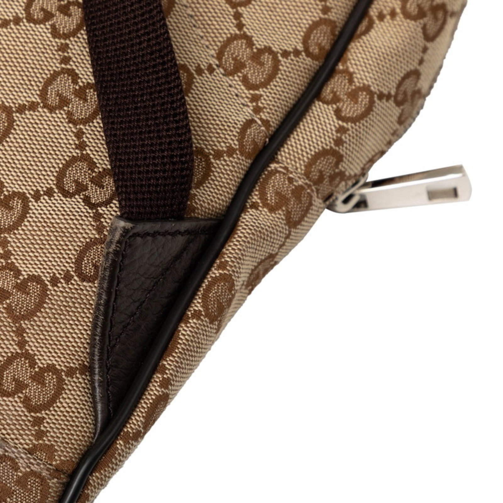 Canvas Leather Backpack - 5