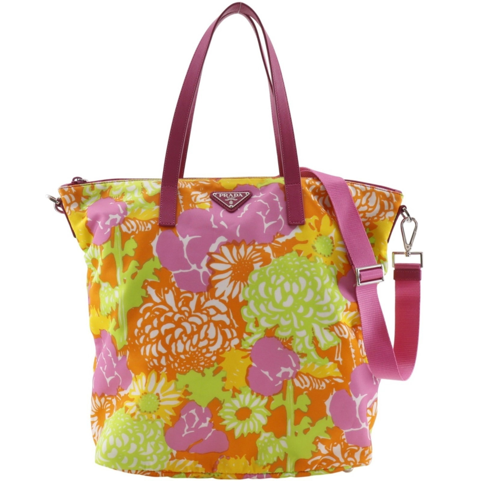 Tote Bag Nylon Prada: Tote Bag Nylon Prada Item Specifics: Brand: Prada MPN: I151526011 Type: Tote bag Material: Nylon Color: Pink Gender: Women Size (HxWxD): 35cm x 31cm x 14cm / 13.77'' x 12.2'' x 5.51'' Product