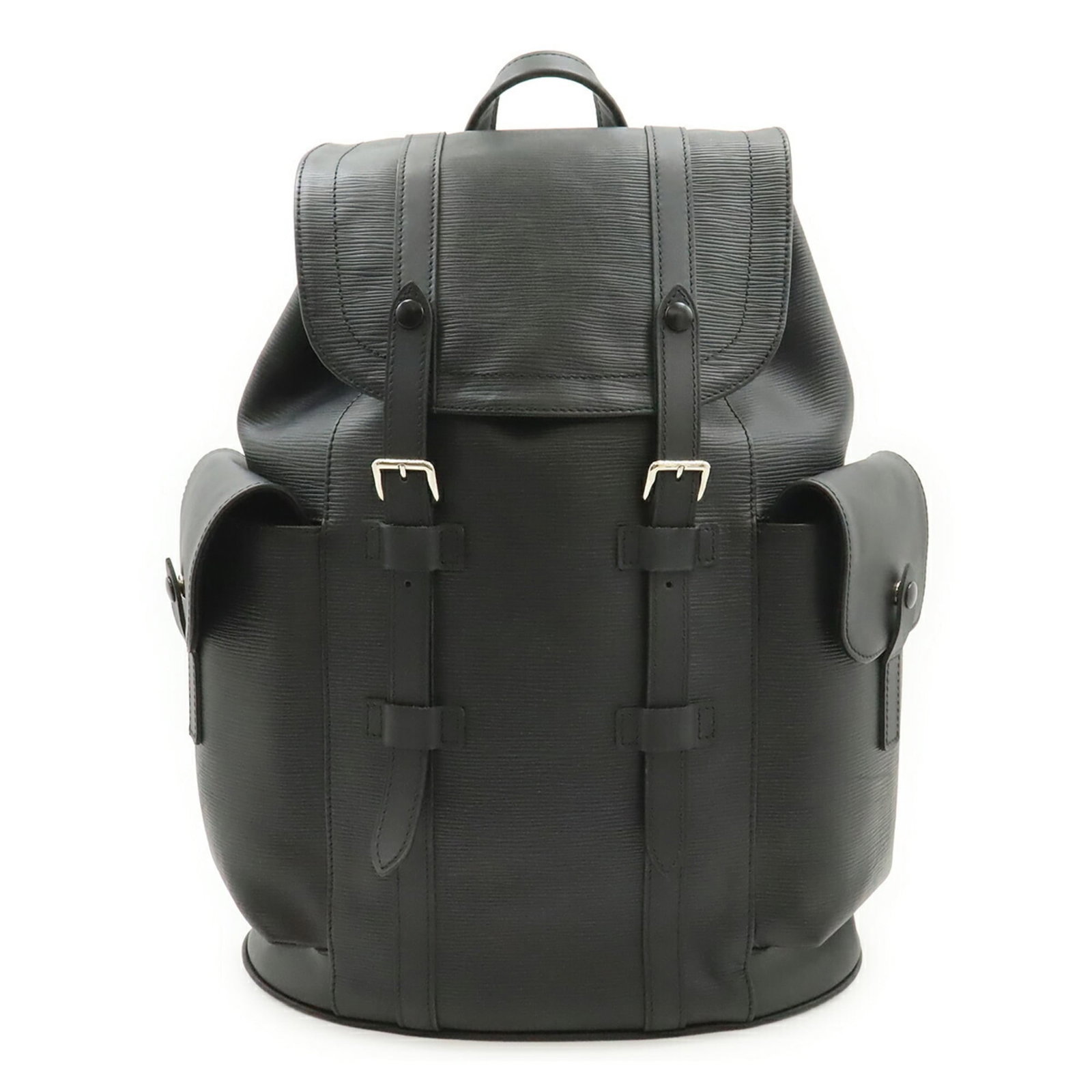 Epi Leather Louis Vuitton Backpack: Epi Leather Louis Vuitton Backpack Epi Leather Louis Vuitton Backpack in Black. Made from high-quality Epi leather, this iconic backpack features a classic design with clean lines and a timeless