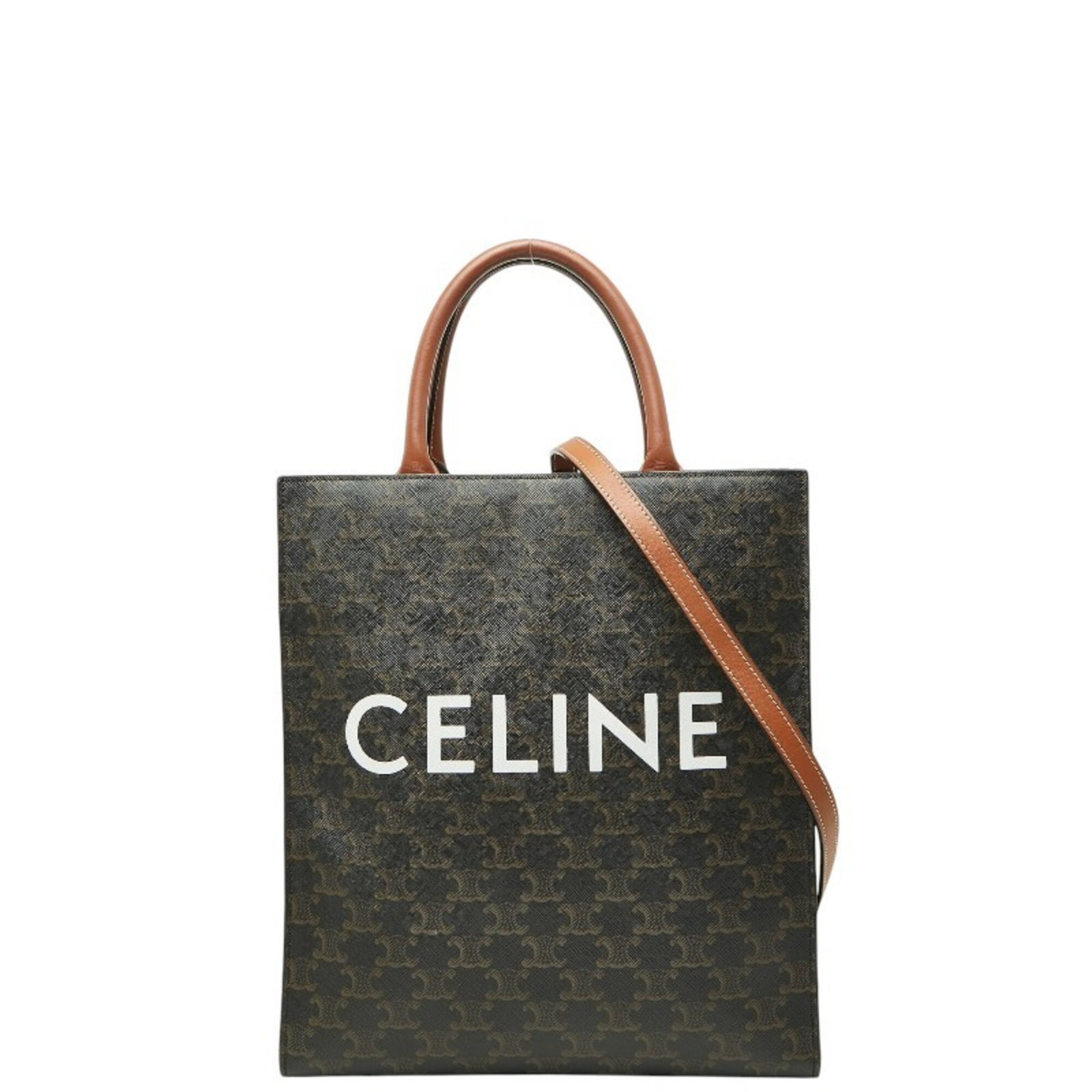 Celine Pvc Leather Tote Shoulder Bag: Celine Pvc Leather Tote Shoulder Bag Celine PVC Leather Tote Shoulder Bag - A sleek and modern shoulder bag with a unique blend of PVC and leather materials, available in two stylish colors: black