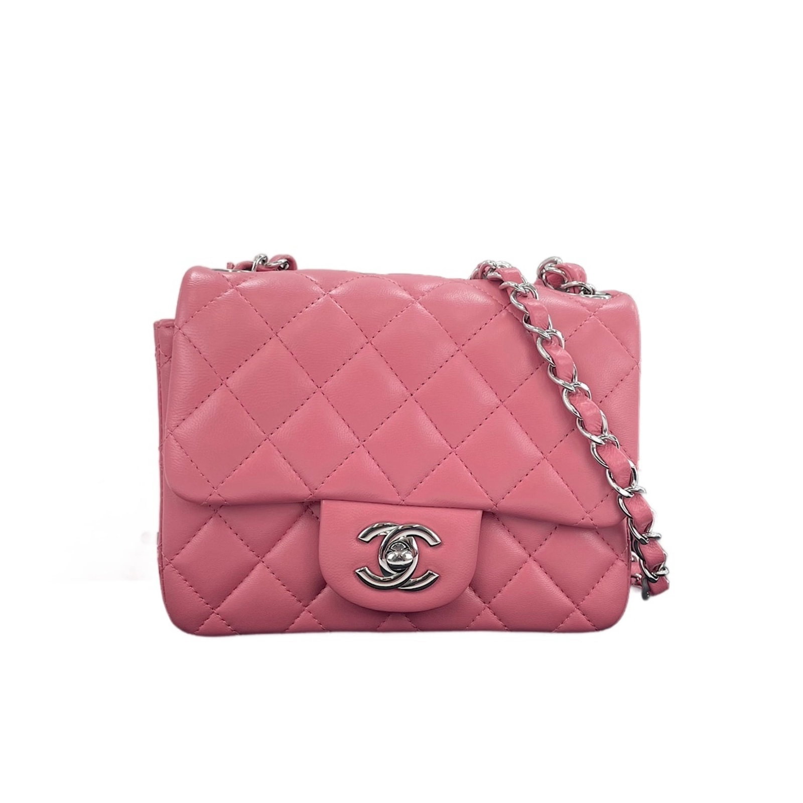 Shoulder Bag by Chanel: Shoulder Bag by Chanel The Clear Chanel Shoulder Bag boasts a sleek, transparent design that adds a touch of modern elegance to any outfit. Measuring 13cm x 16cm x 8cm, this stylish bag is perfect