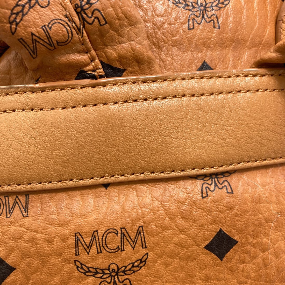 Logo Backpack Pvc Daypack Mcm - 16