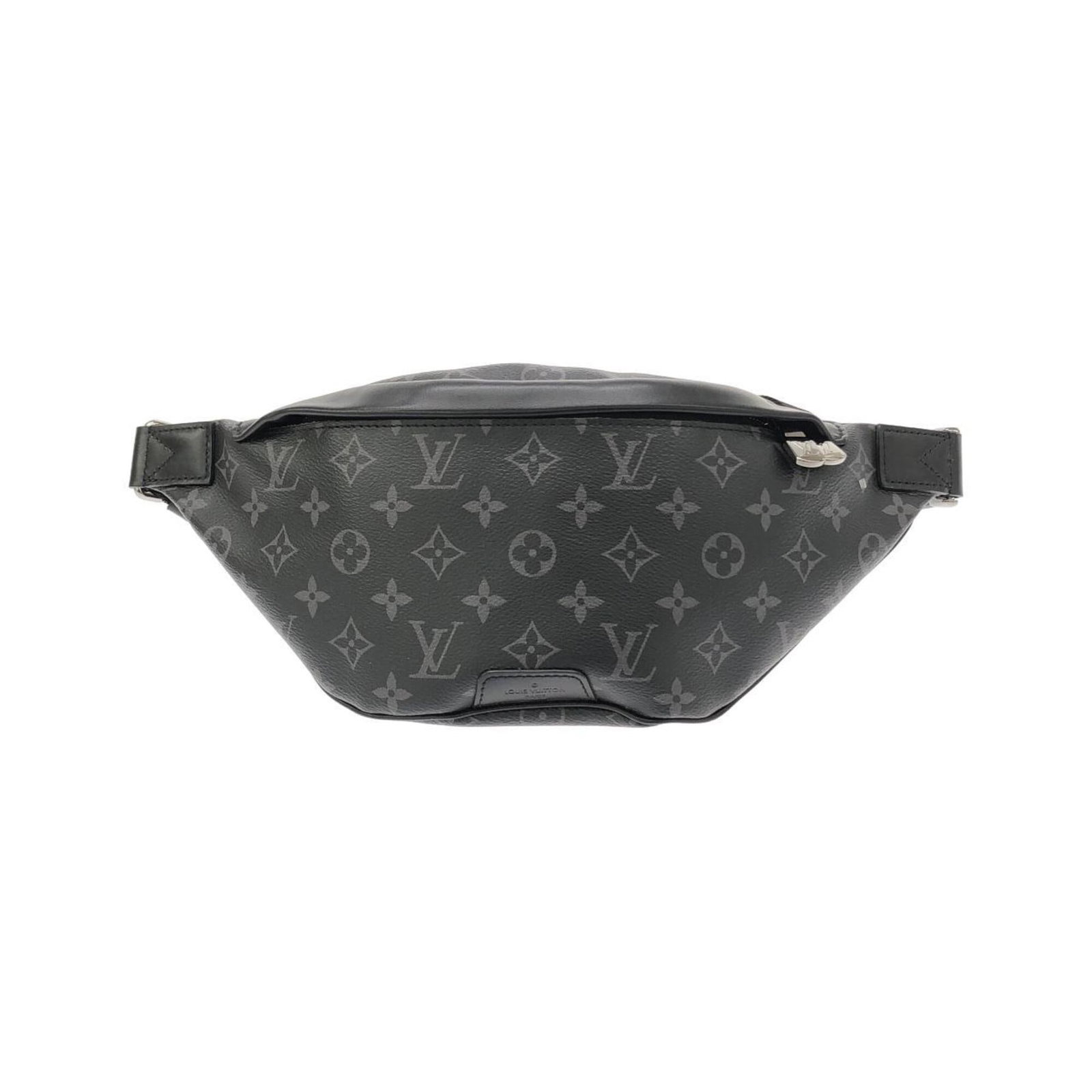 Vuitton Fanny Pack Bag Sling Canvas Coated Louis: Vuitton Fanny Pack Bag Sling Canvas Coated Louis Black Louis Vuitton MPN M46035 coated canvas fanny pack bag sling measures 16cm x 35cm x 8cm. This canvas-coated bag features the iconic Louis Vuitton