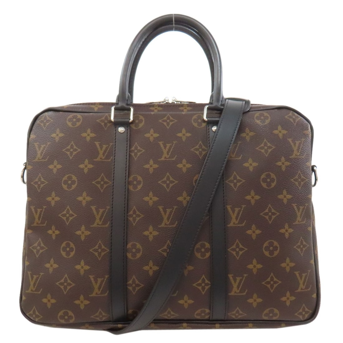 Monogram Business Bag Porte-Documents M52005 Louis Vuitton: Monogram Business Bag Porte-Documents M52005 Louis Vuitton Monogram Business Bag Porte-Documents M52005 Louis Vuitton. This iconic Louis Vuitton bag features the signature monogram pattern in a rich