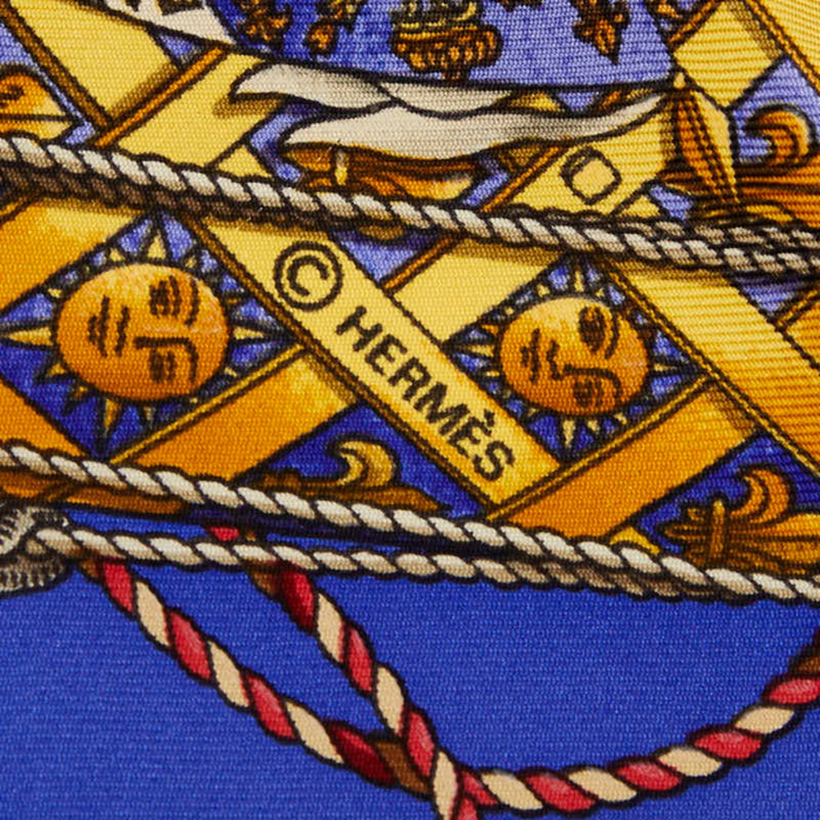 Silk Hermes Scarf - 4