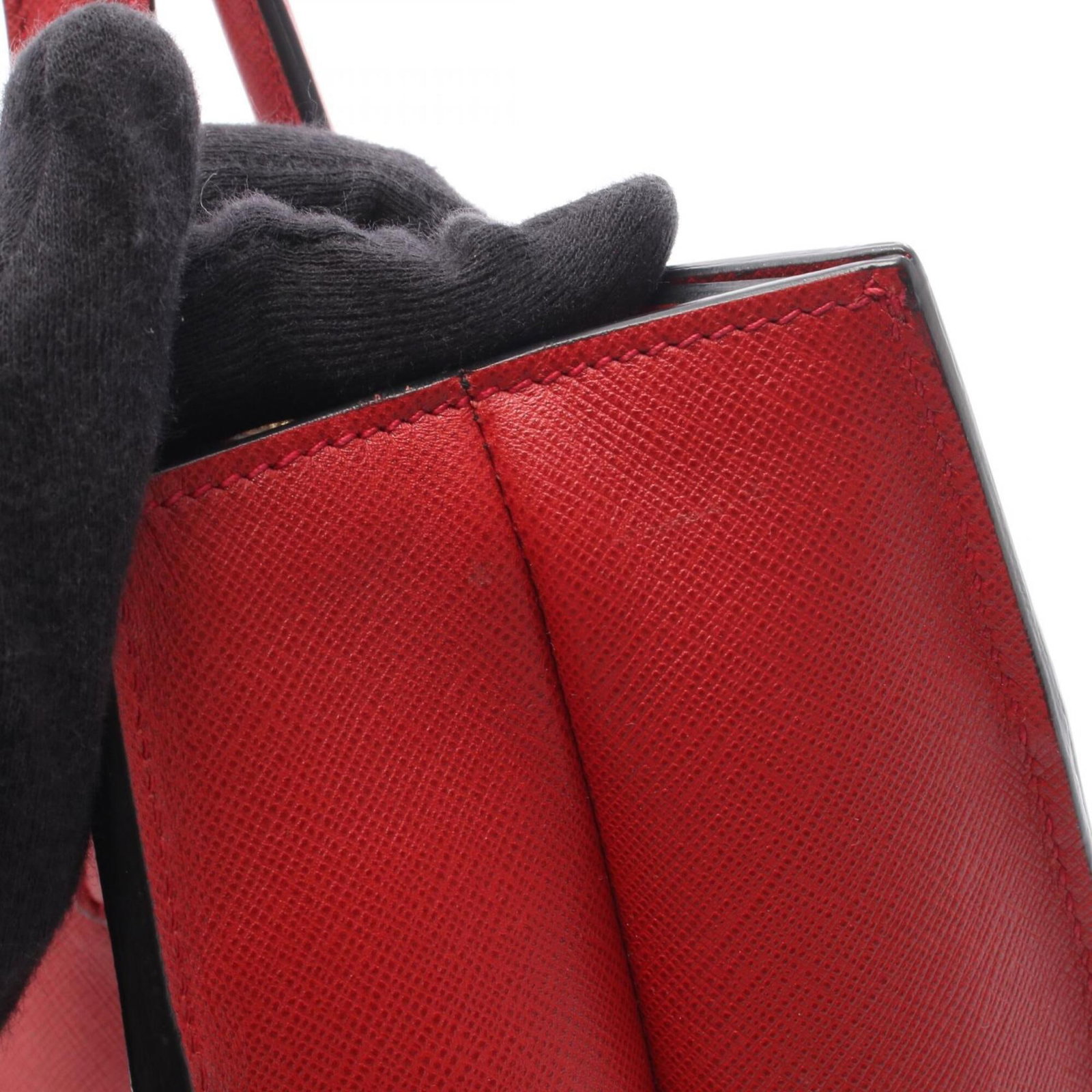 Handbag Leather Prada - 10