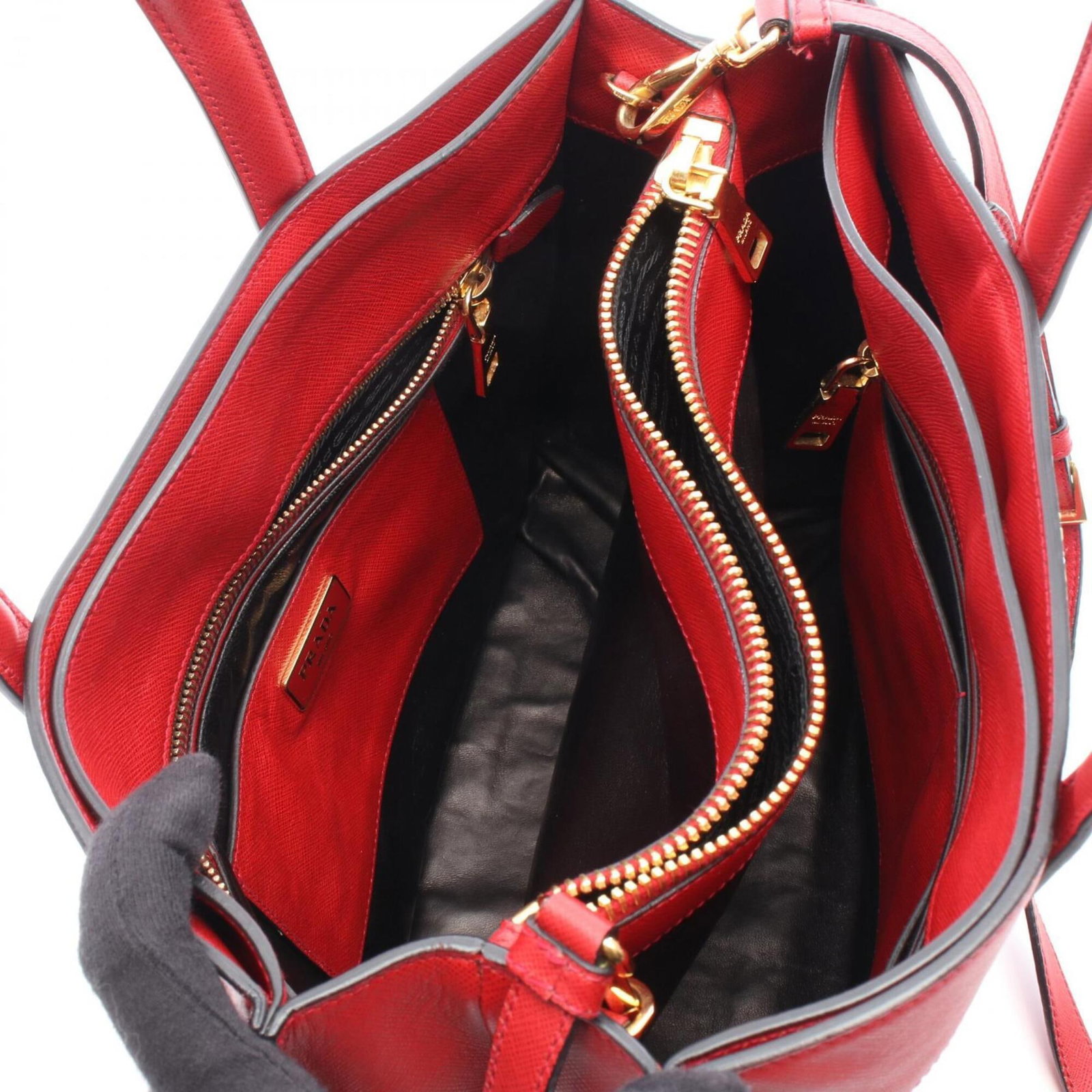 Handbag Leather Prada - 3