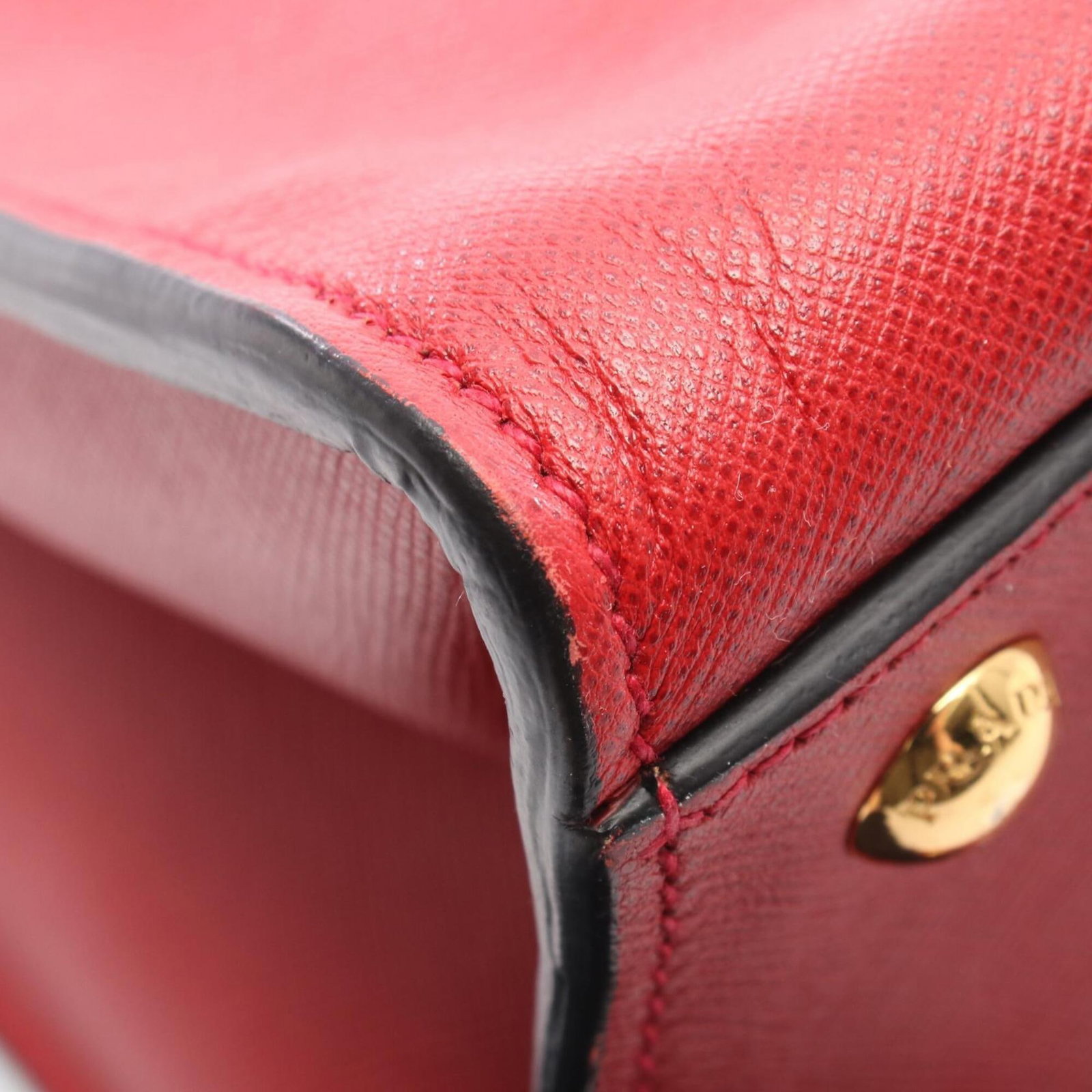 Handbag Leather Prada - 7