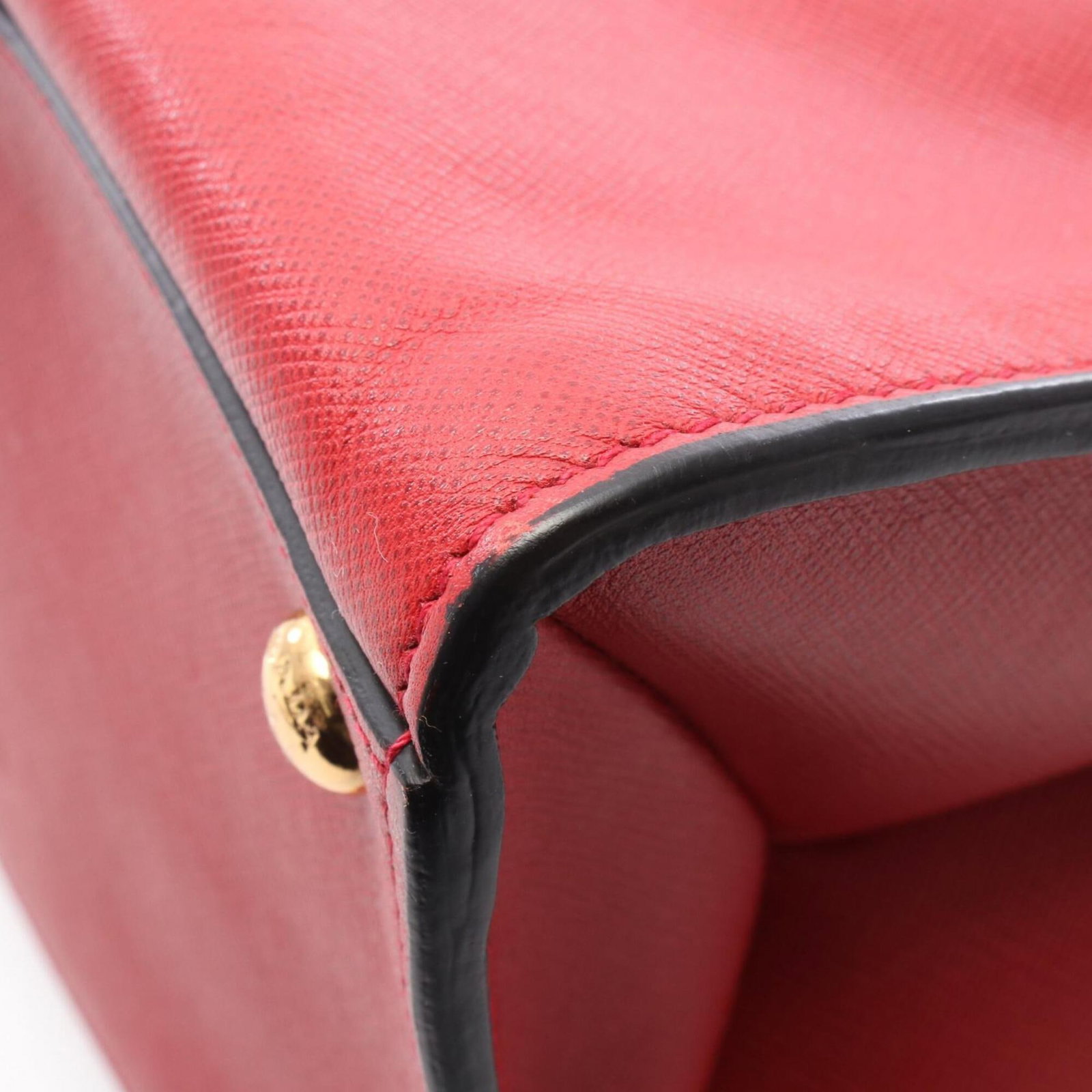 Handbag Leather Prada - 9