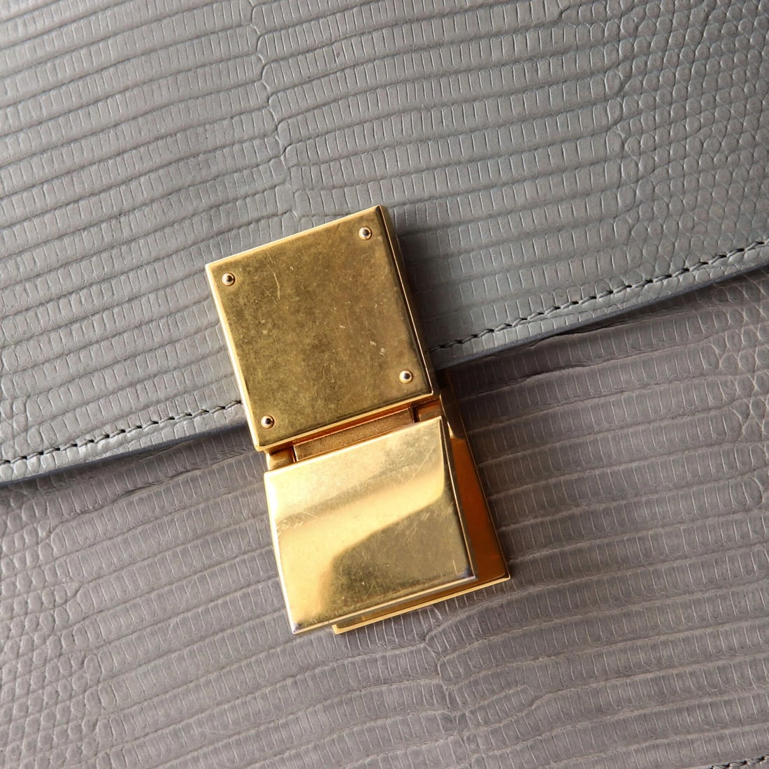 Classic Box Bag Celine Lizard Medium - 6