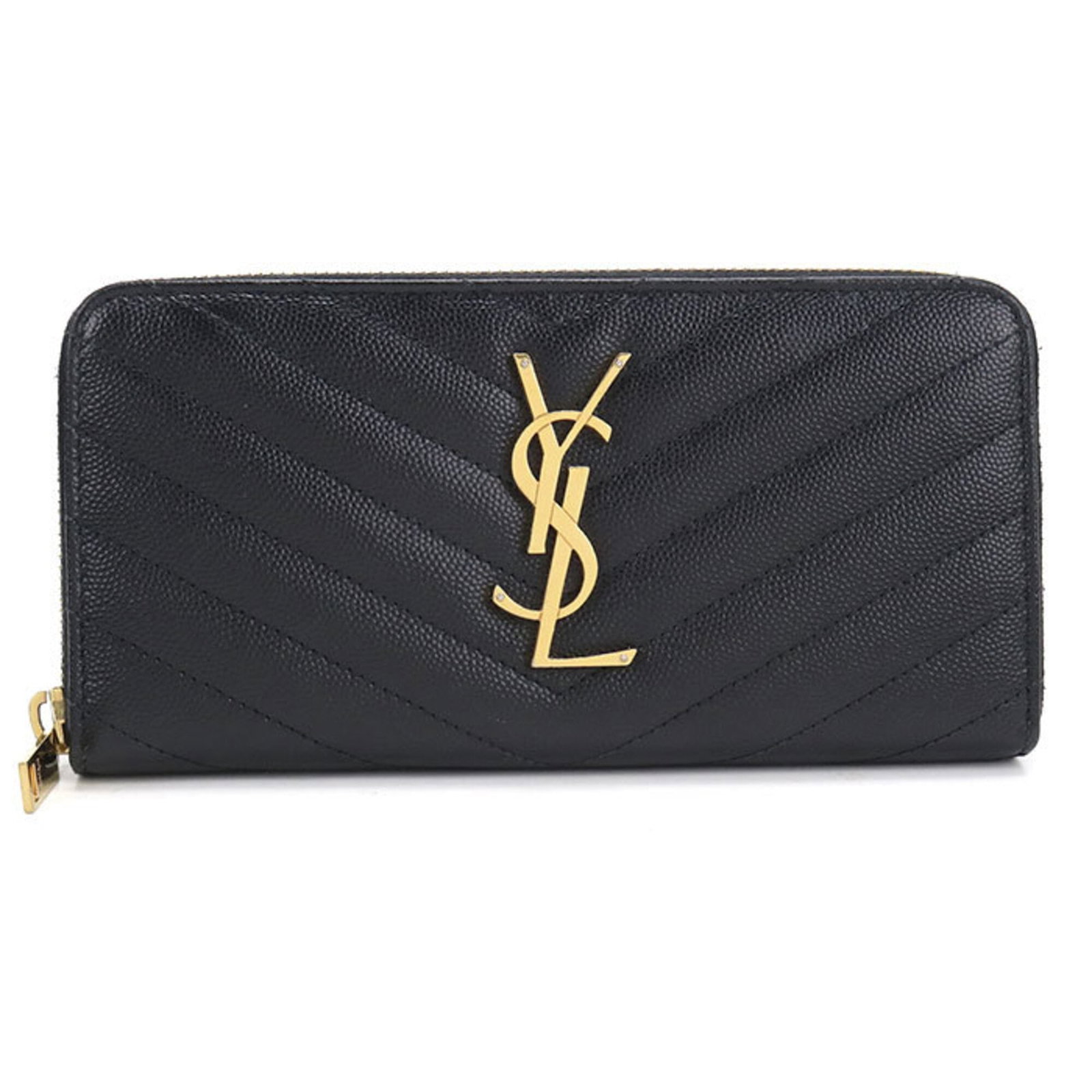 Saint Laurent Long Wallet Leather Bi Fold: Saint Laurent Long Wallet Leather Bi Fold The Saint Laurent Long Wallet Leather Bi Fold is a sleek and sophisticated accessory, crafted from high-quality calfskin leather in a classic black finish.