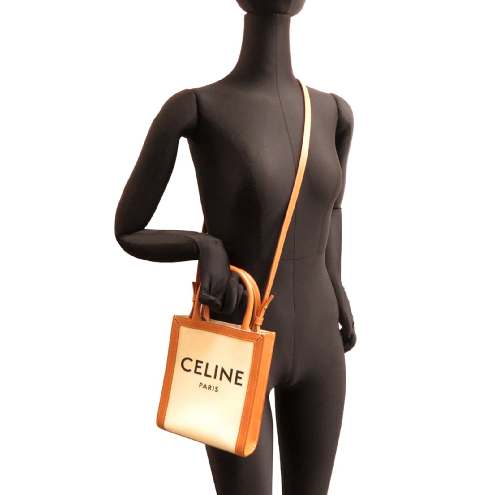 Handbag Canvas Leather - 9