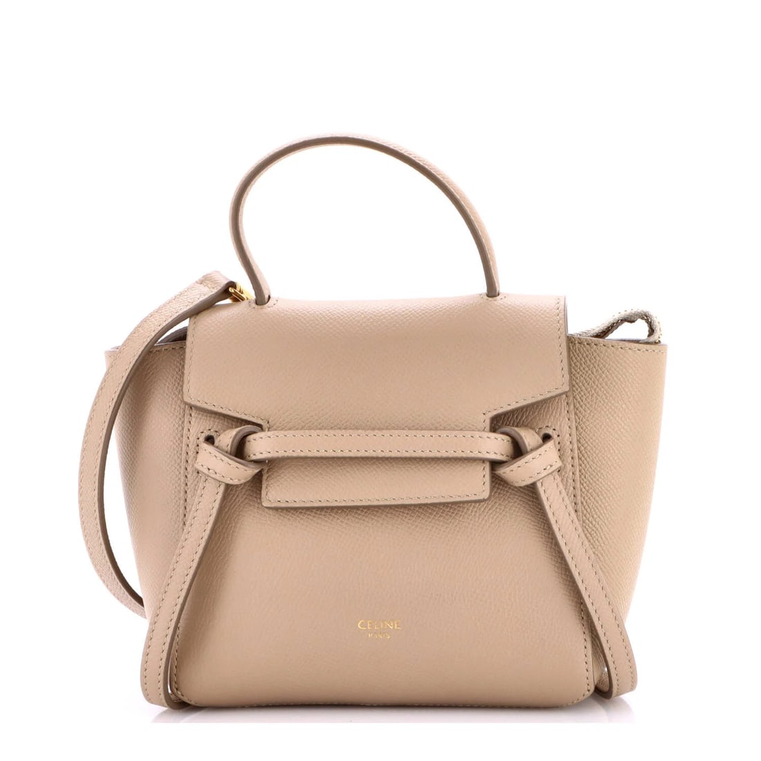 Pico Textured Leather Belt Bag Celine: Pico Textured Leather Belt Bag Celine Pico Textured Leather Belt Bag Celine - A Neutral and Elegant Shoulder Bag. This Pico belt bag features textured leather exterior in neutral color, suede