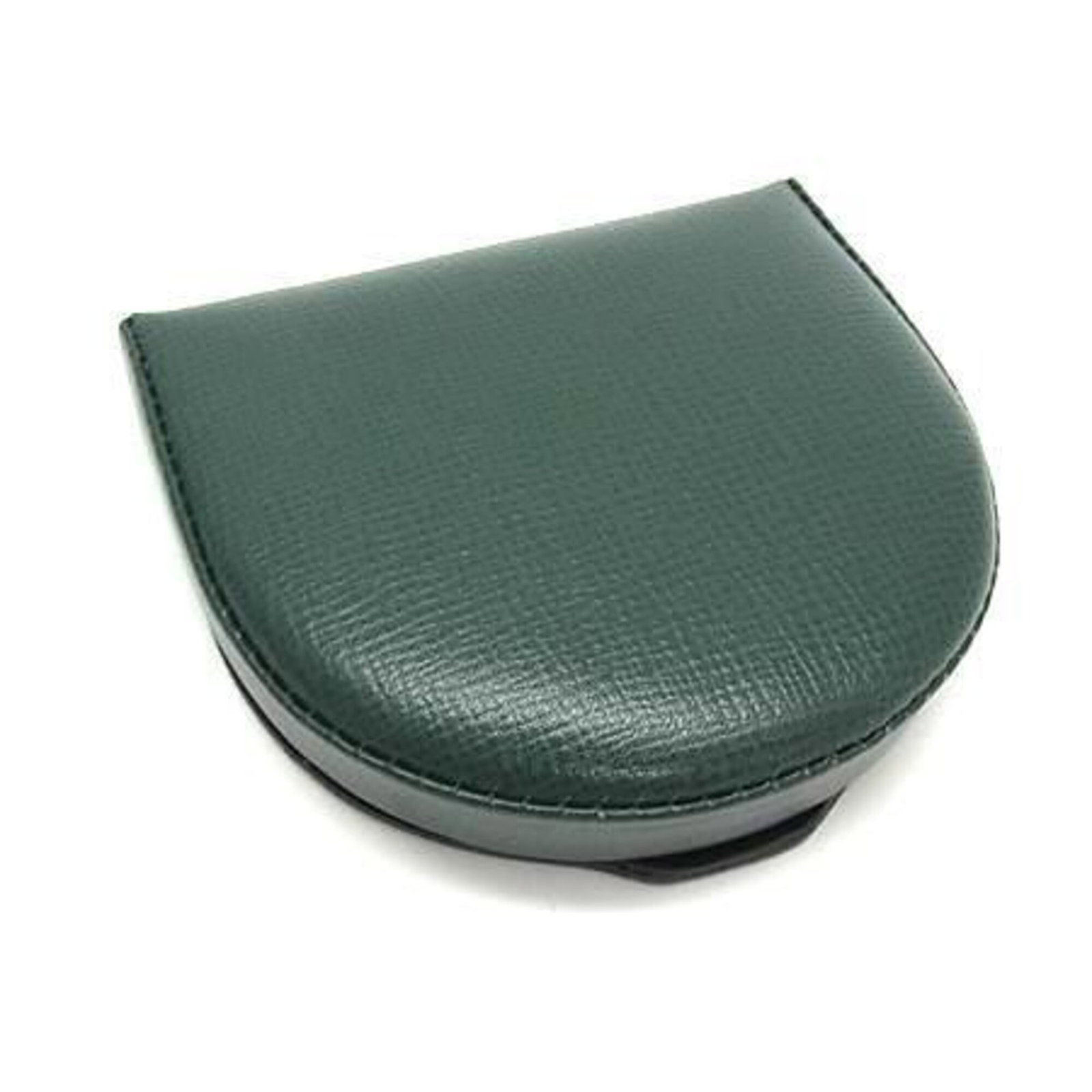 Valextra Coin Purse/ Coin Case Leather: Valextra Coin Purse/ Coin Case Leather The Valextra Coin Purse is a stylish and functional leather accessory, crafted in Italy with a rich green hue. Measuring 8cm x 8.5cm x 1.5cm, it features a