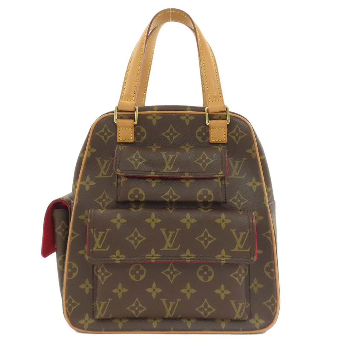 Monogram Canvas Handbag M51161 Louis Vuitton Excentri: Monogram Canvas Handbag M51161 Louis Vuitton Excentri Monogram canvas handbags are a signature style from LOUIS VUITTON. This brown handbag features the iconic monogram pattern, a classic design